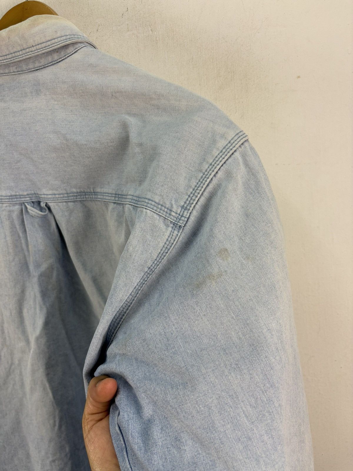 Polo Ralph Lauren Vintage Polo Ground Ralph Lauren Denim Button Shirt Size US M / EU 48-50 / 2 - 6 Thumbnail
