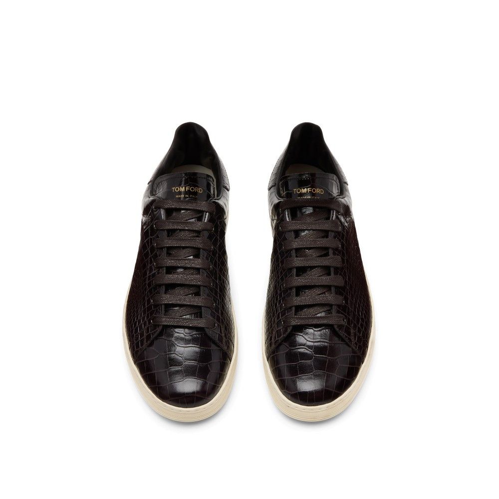 Tom Ford o1loc1c0925 J1098 Size:12 TF / Warwick Printed Croc Sneakers Size US 12 / EU 45 - 2 Thumbnail