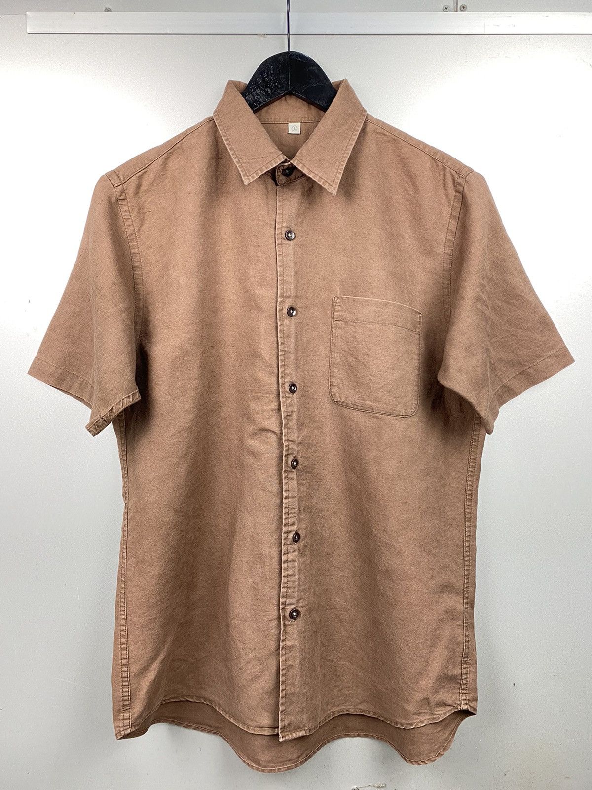 Uniqlo × Vintage Vintage Uniqlo Hemp Shirts Size US L / EU 52-54 / 3 - 2 Thumbnail