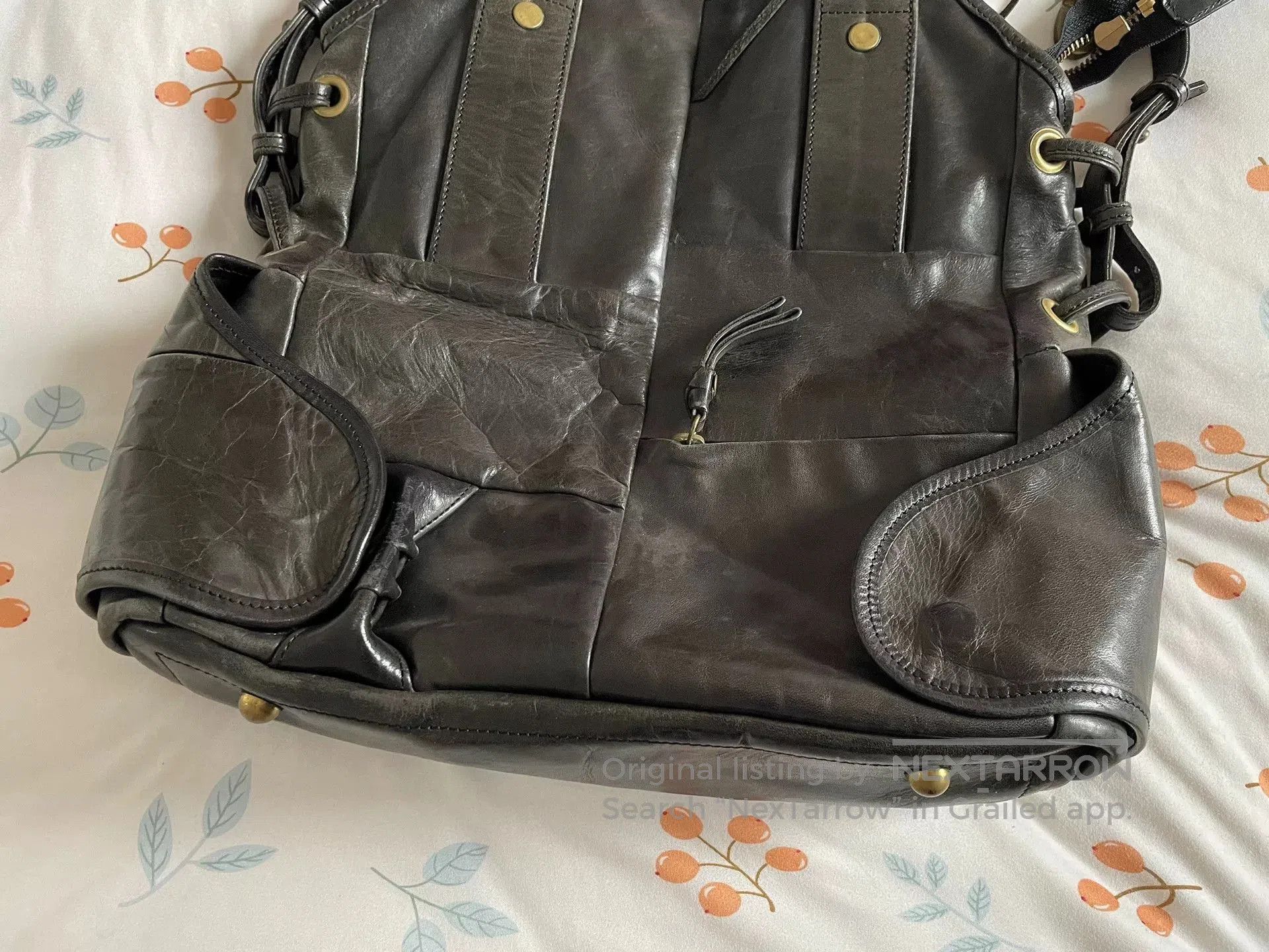 Berluti corneliani leather handbag crossbody bag. Size ONE SIZE - 3 Thumbnail