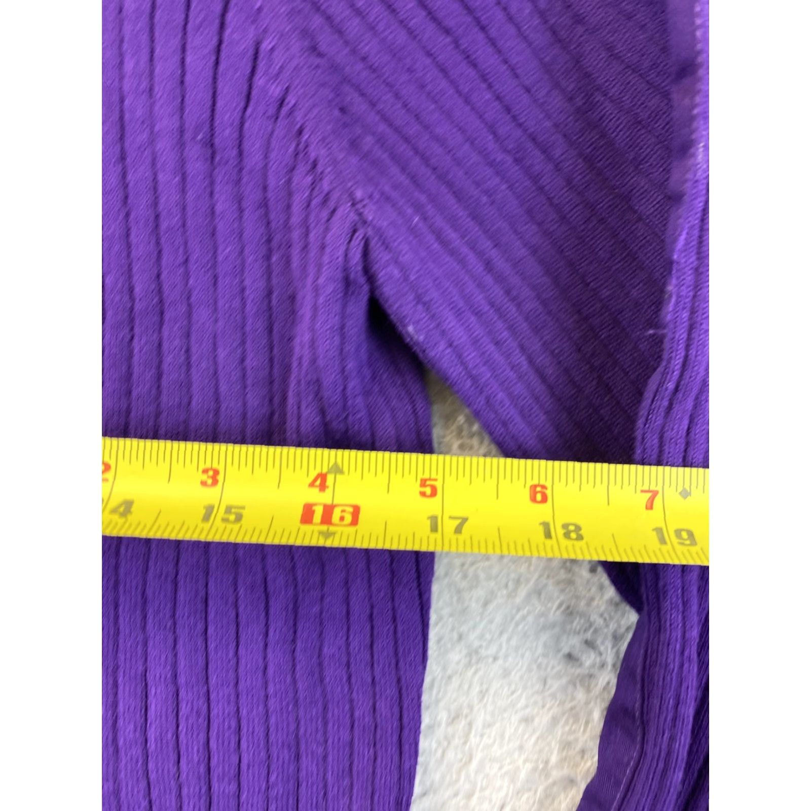 Ralph Lauren Lauren Ralph Lauren Women’s Ribbed Sweater Purple Size L Button / 79-1 Size L / US 10 / IT 46 - 6 Thumbnail
