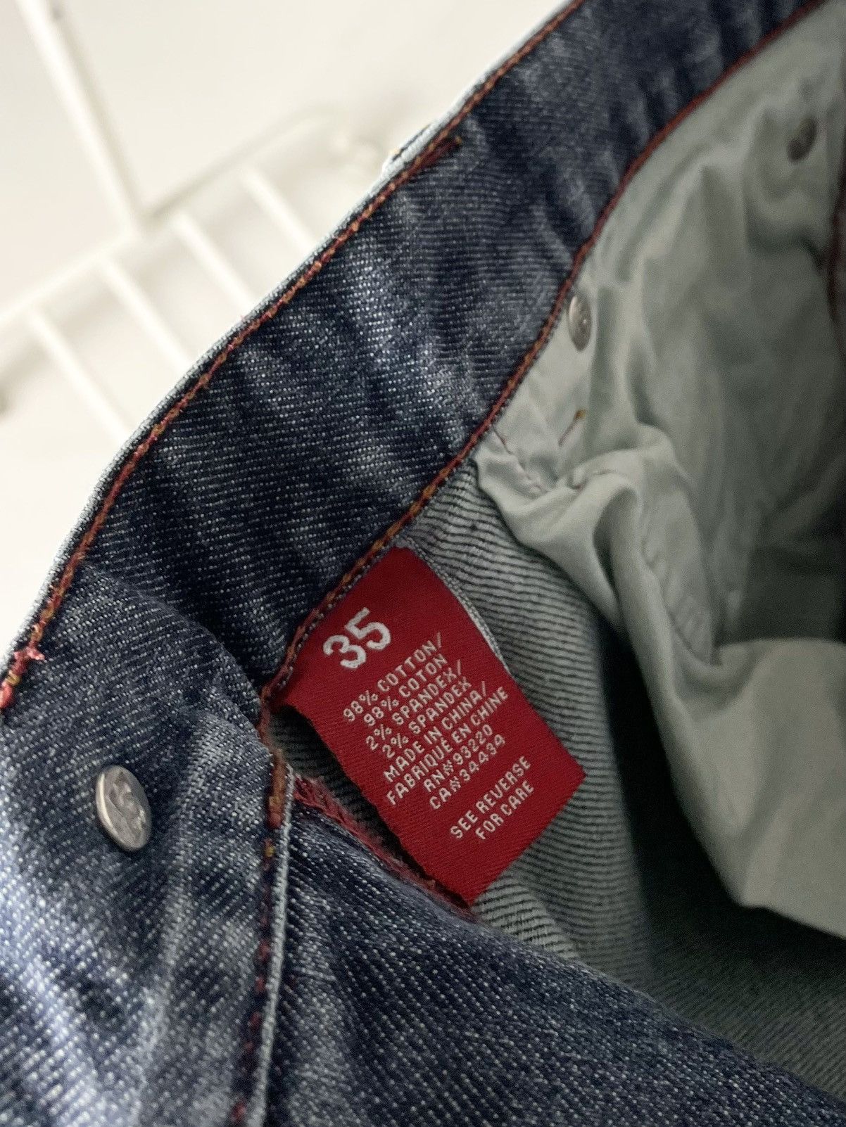 DC Vintage DC Aidan 2 Printed Pocket Supreme Skater Denim Jeans Size US 35 - 12 Thumbnail