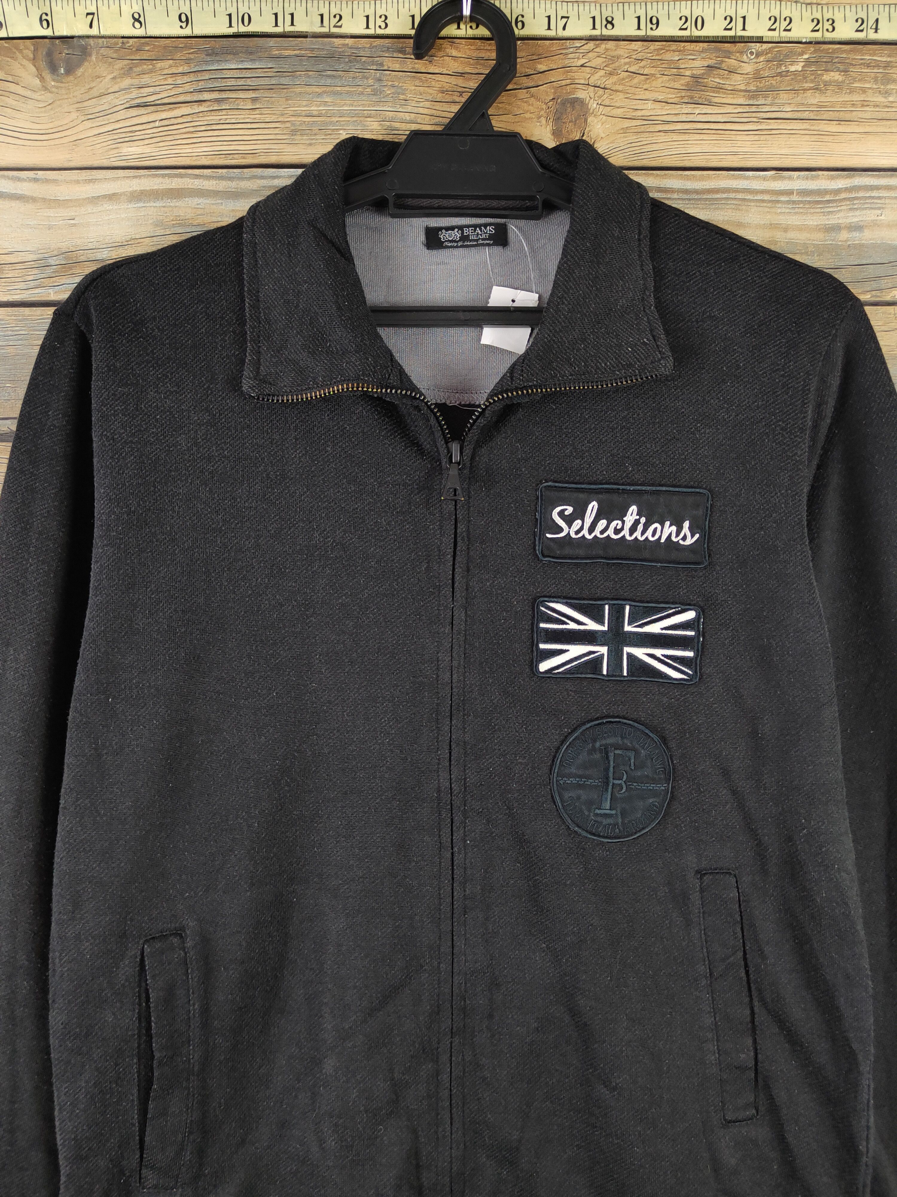 Japanese Brand DL Beams Heart Black Sweaters #880 Size US M / EU 48-50 / 2 - 2 Thumbnail