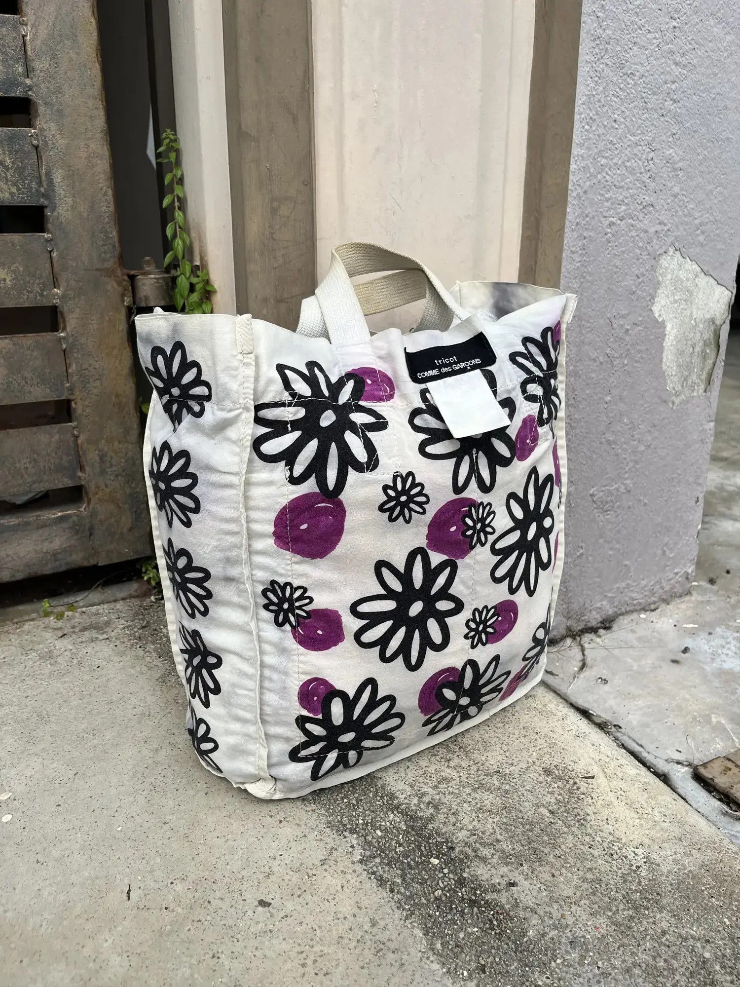Comme des Garcons Homme Plus Comme Des Garcons Flora Tote Bag Size ONE SIZE - 5 Thumbnail