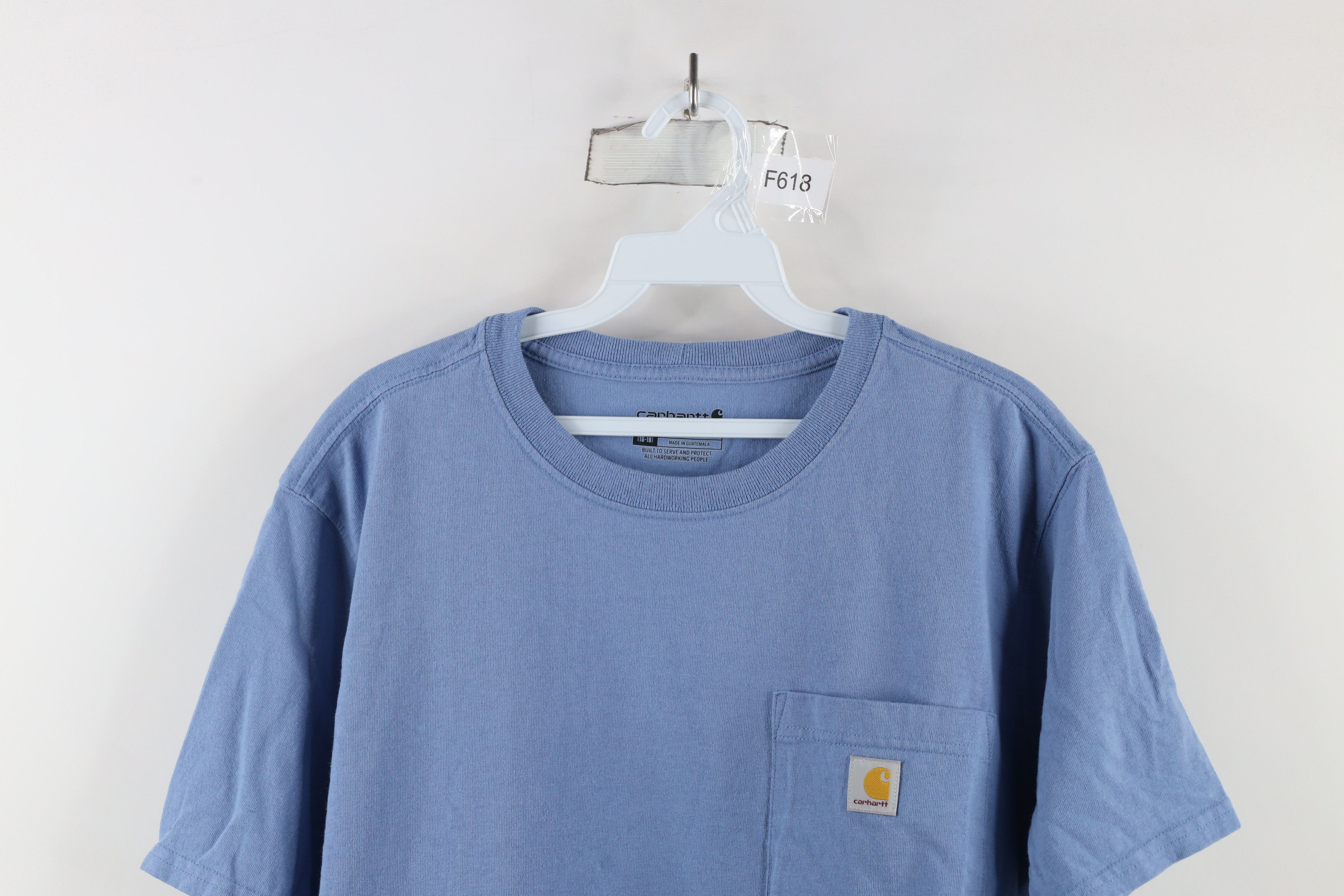 Carhartt × Vintage Vintage Carhartt Out Loose Fit Short Sleeve Pocket T-Shirt Size XL / US 12-14 / IT 48-50 - 2 Thumbnail