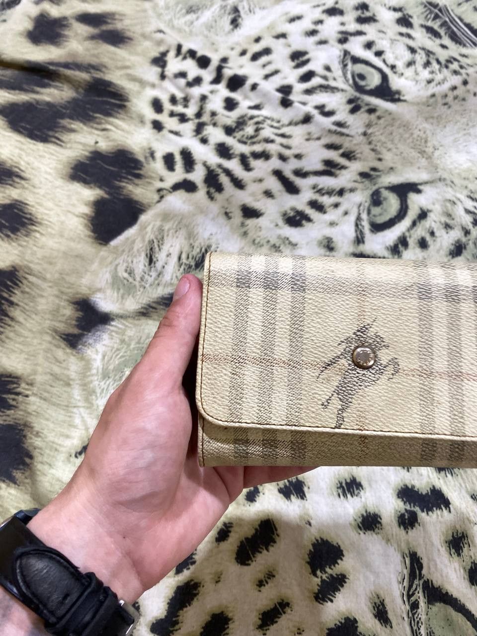 Burberry Vintage Burberry Nova Check Leather Wallet Size ONE SIZE - 5 Thumbnail