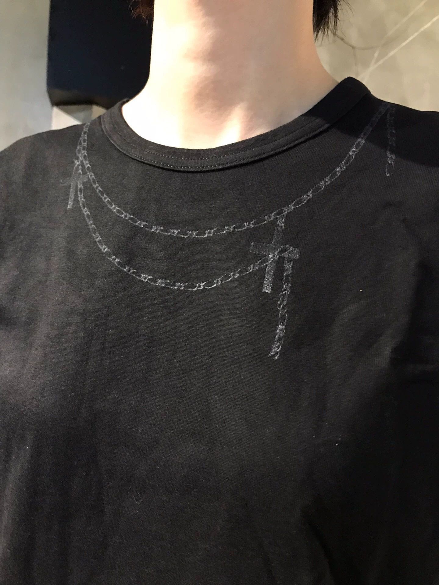 Jean Paul Gaultier Jean Paul Gaultier Cross chain printed T-shirt-2505 Size US M / EU 48-50 / 2 - 2 Thumbnail