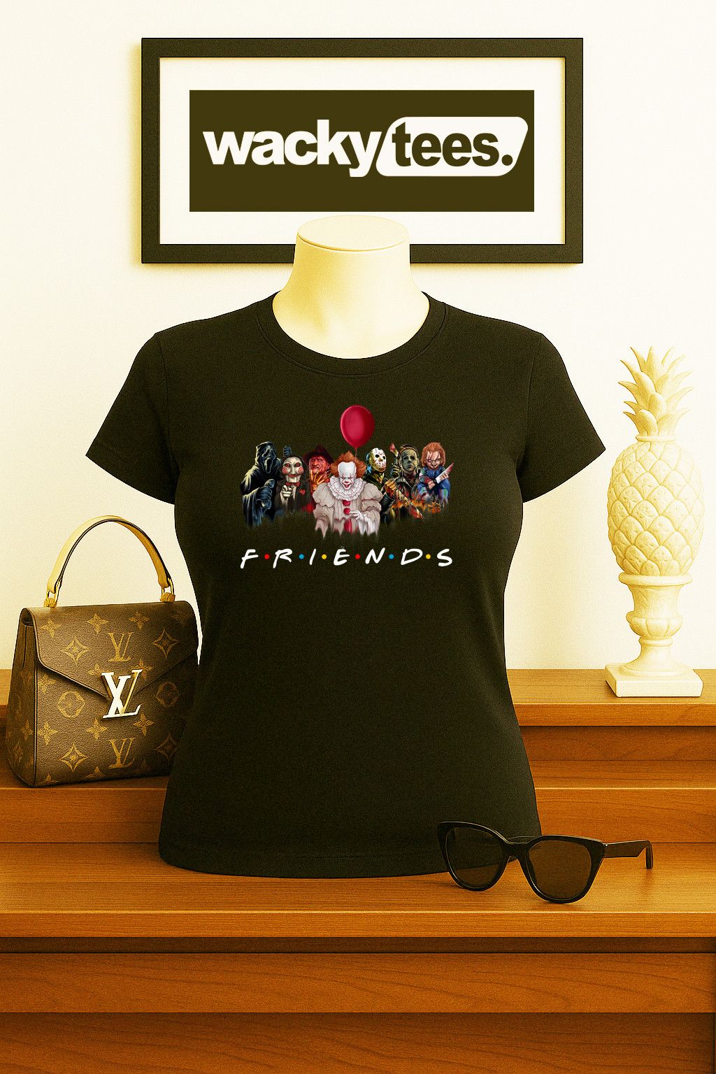 Other Friends Serial Killers Horror Terror 1 Graphic Tee Shirt Size US L / EU 52-54 / 3 - 5 Thumbnail