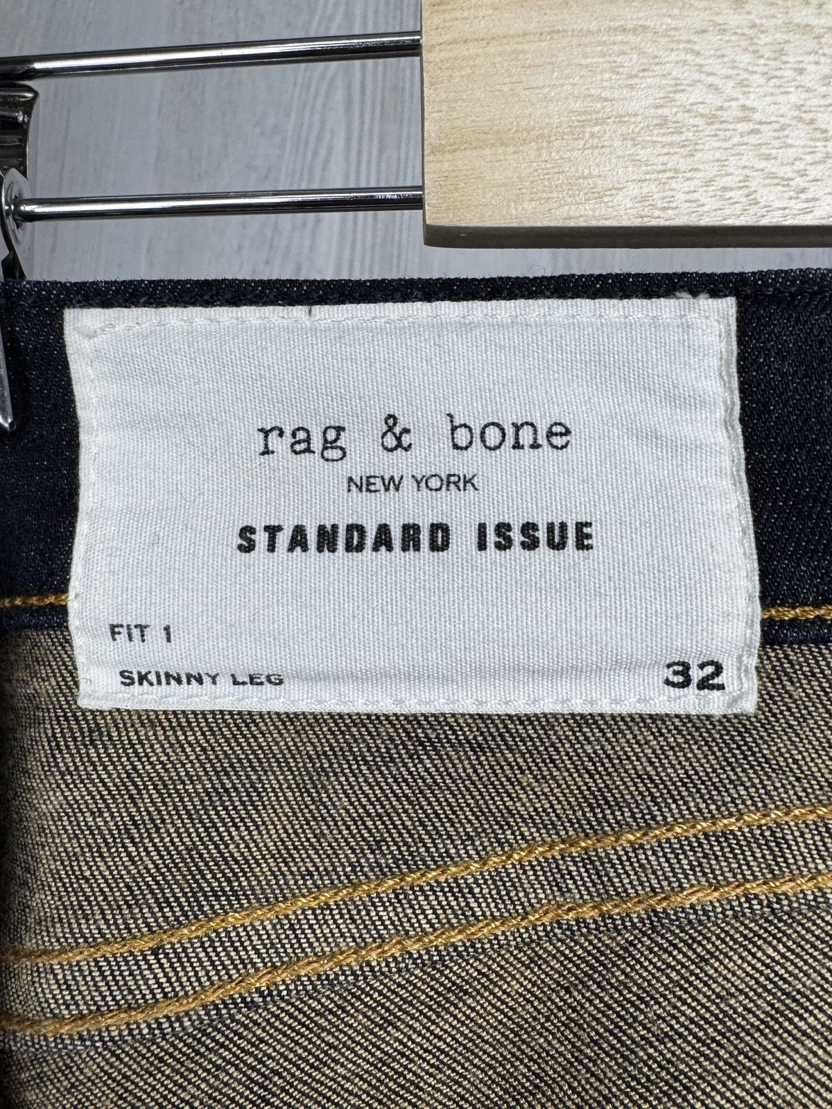 Rag & Bone Rag & Bone indigo blue standard issue skinny leg denim jeans Size US 32 / EU 48 - 9 Thumbnail