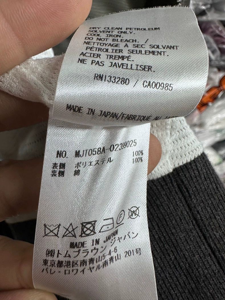 Thom Browne Thom Browne size2 Gray and green four stripe nylon zipper j Size US M / EU 48-50 / 2 - 5 Thumbnail