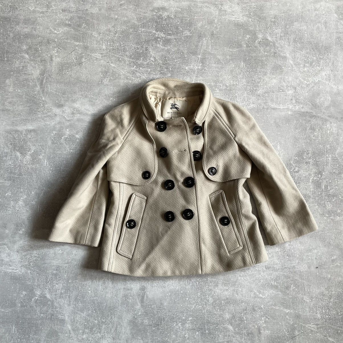 Burberry CHILD Coat Blazer JACKET BOMBER WOOL cashmere