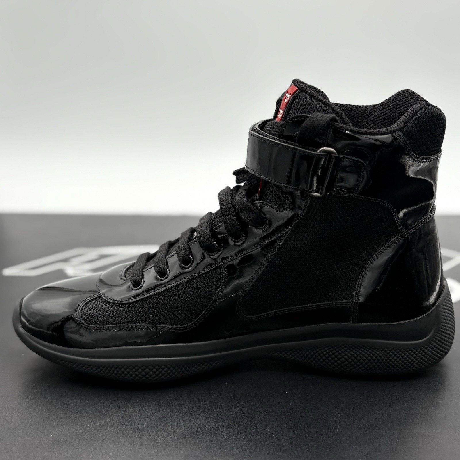 Prada Prada Cup High Top ' Black ' | BRAND NEW! Size US 11.5 / EU 44-45 - 4 Thumbnail