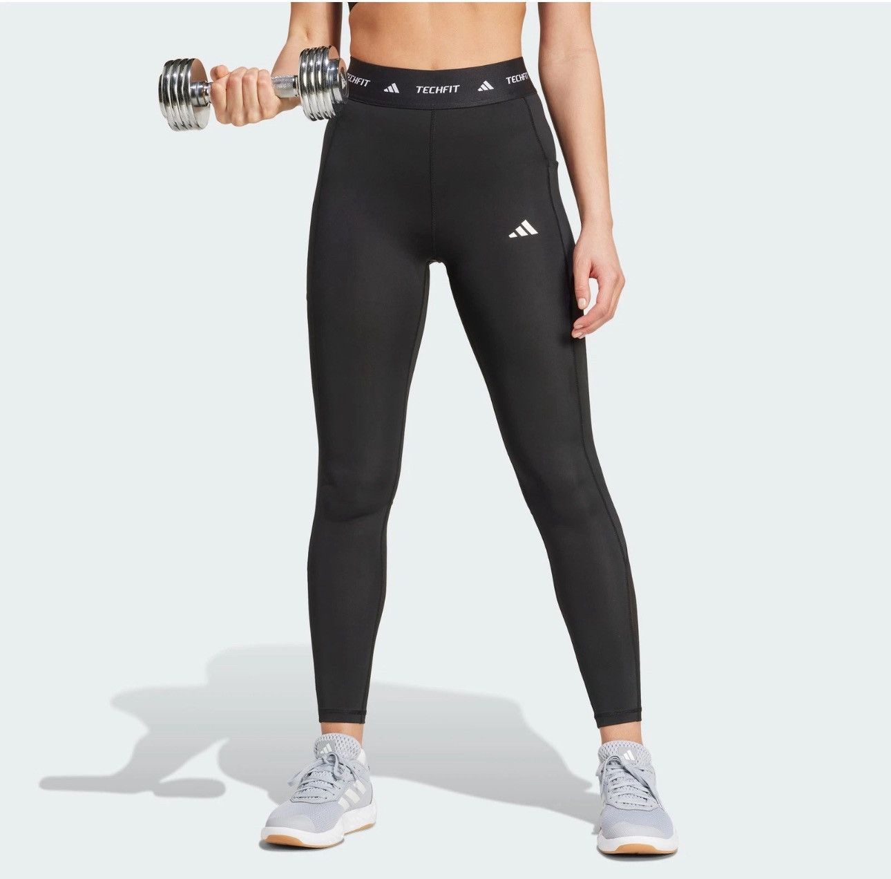Adidas Adidas Teachfit Stash Pocket Full-Length Leggings Black Size 34" / US 12 / IT 48 - 2 Thumbnail