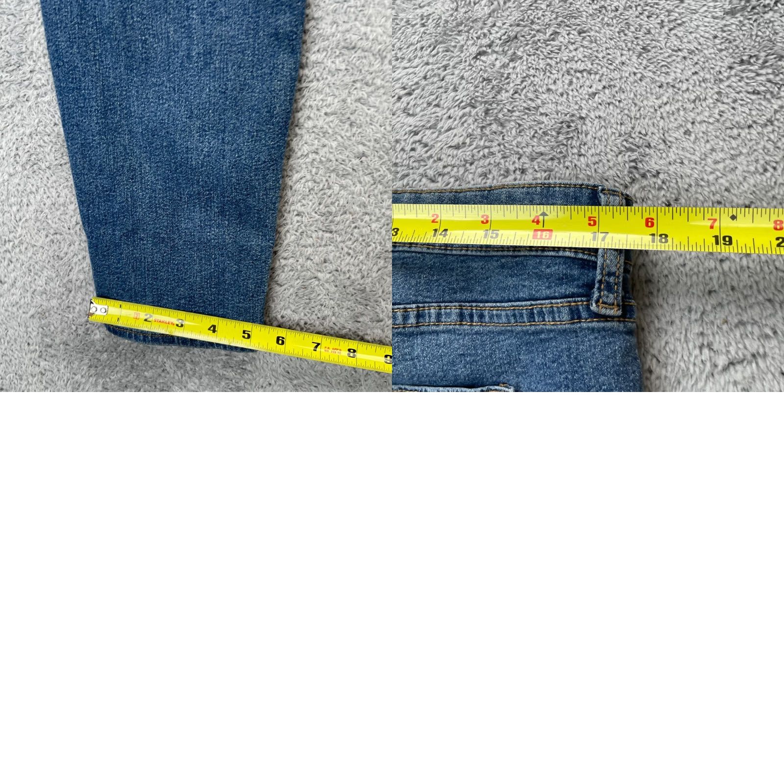 Gap Gap Jeans Womens 14x32 Blue Favorite Jegging High Rise Stretch Denim Shirt? Size 36" / US 14 / IT 50 - 8 Thumbnail