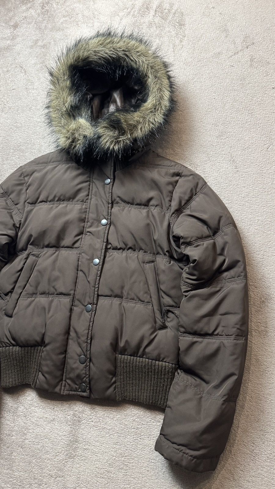 Japanese Brand Crazy Y2K faux fur hood jacket Playboi Carti LGB Goa styled Size US S / EU 44-46 / 1 - 3 Thumbnail