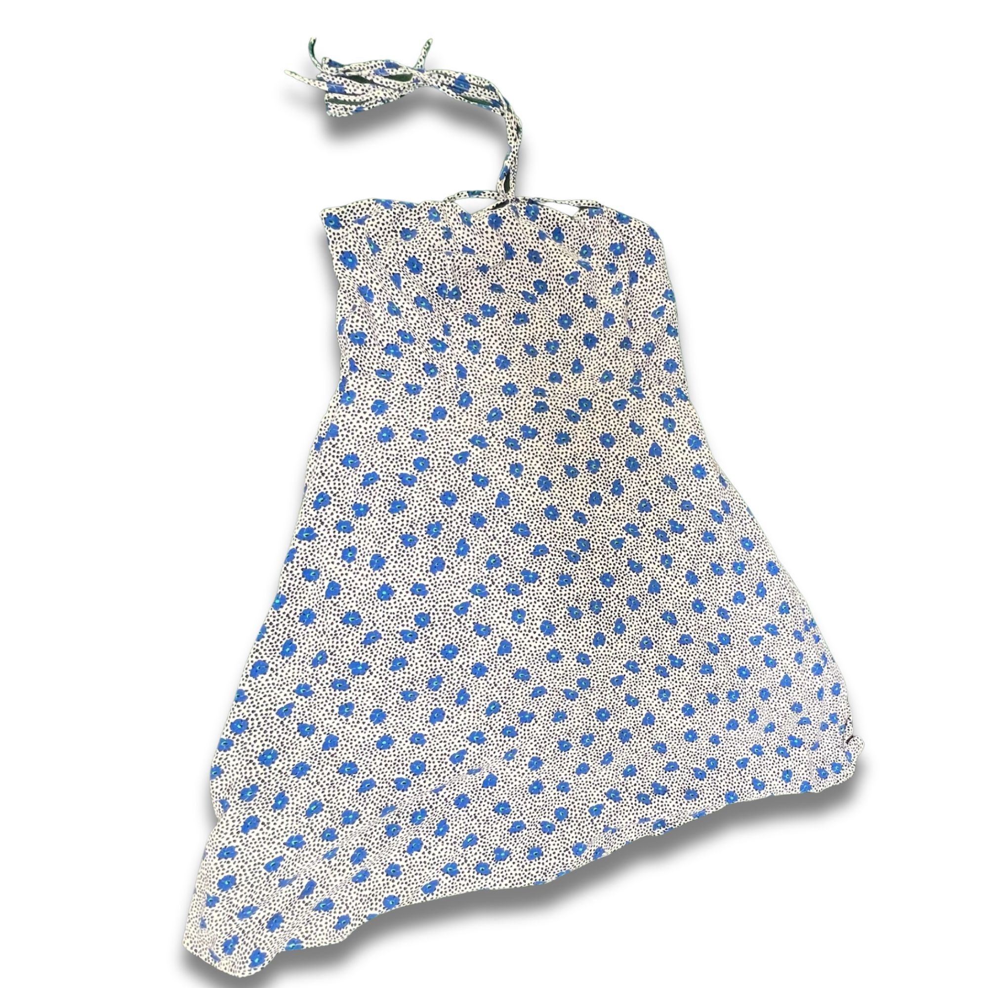 Other Davi & Dani Floral-Print Halter-Neck Dress Size Medium Women Size M / US 6-8 / IT 42-44 - 2 Thumbnail