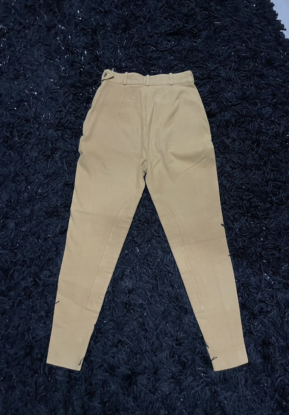 Designer × Hermes × Vintage HERMES- PARIS Equestrian Windowpane Riding Jodphur Pants Size 28" / US 6 / IT 42 - 3 Thumbnail