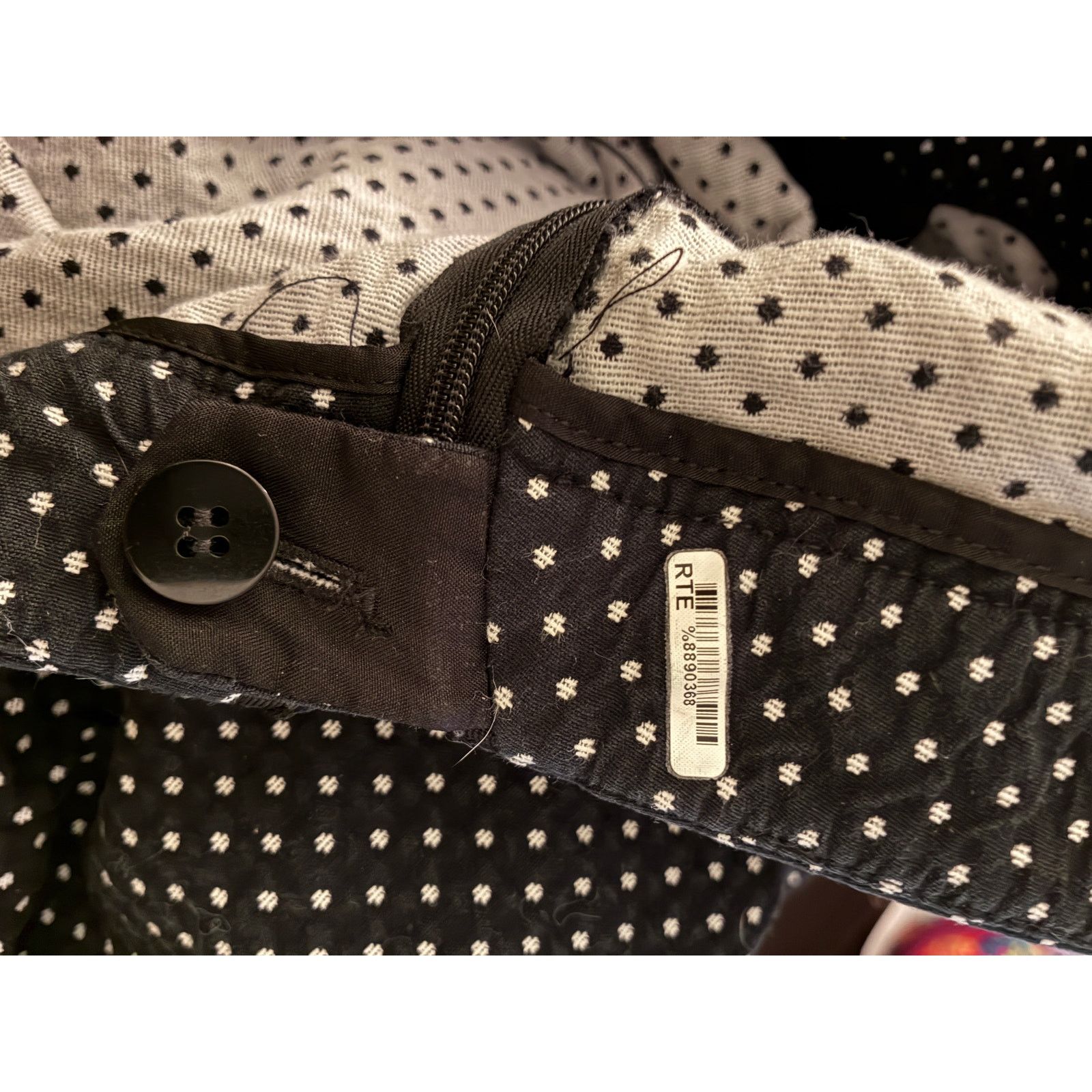 Robert Talbott Talbots Chatham Ankle black and white polka dots size 16P Size 38" / US 16 / IT 52 - 5 Thumbnail