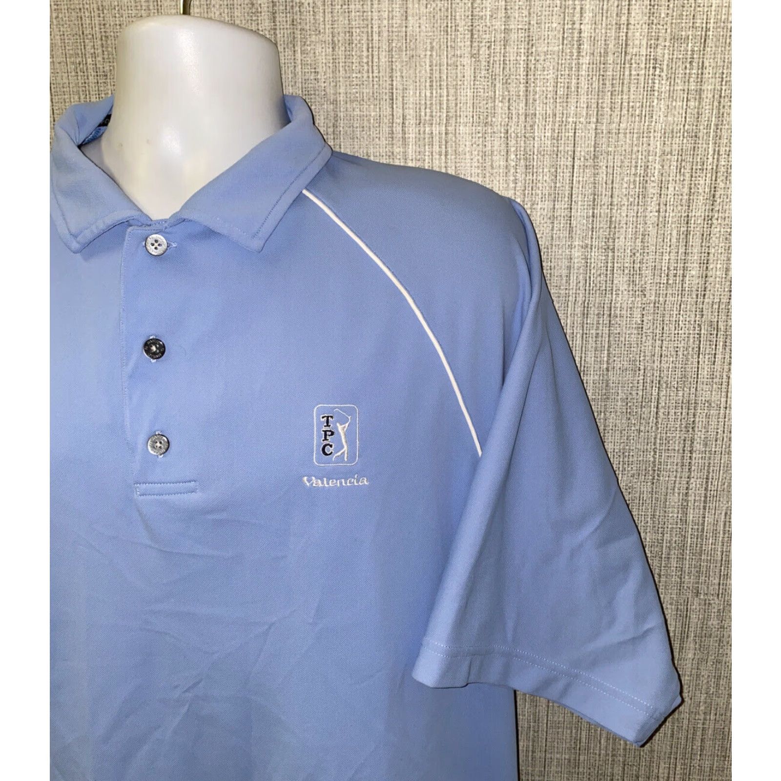 Footjoy Footjoy Polo Shirt Mens Blue Short Sleeve Golf Size L Size US L / EU 52-54 / 3 - 2 Thumbnail