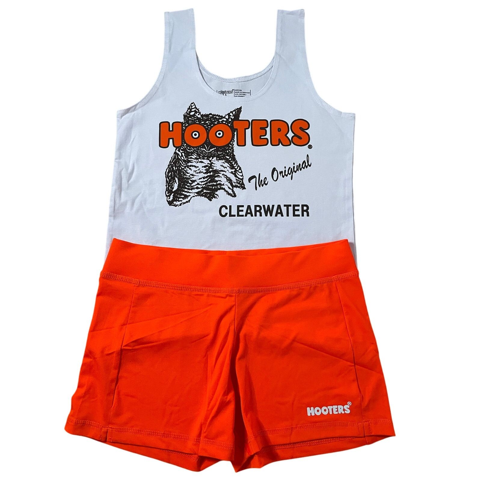 Other New Womens Hooters Uniform Tank Shorts Pouch Florida Medium Size M / US 6-8 / IT 42-44 - 2 Thumbnail