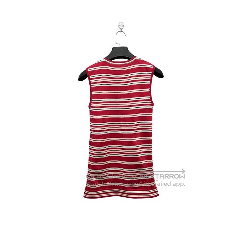 Louis Vuitton Louis Vuitton Red striped printed sleeveless vest Size M / US 6-8 / IT 42-44 - 2 Thumbnail