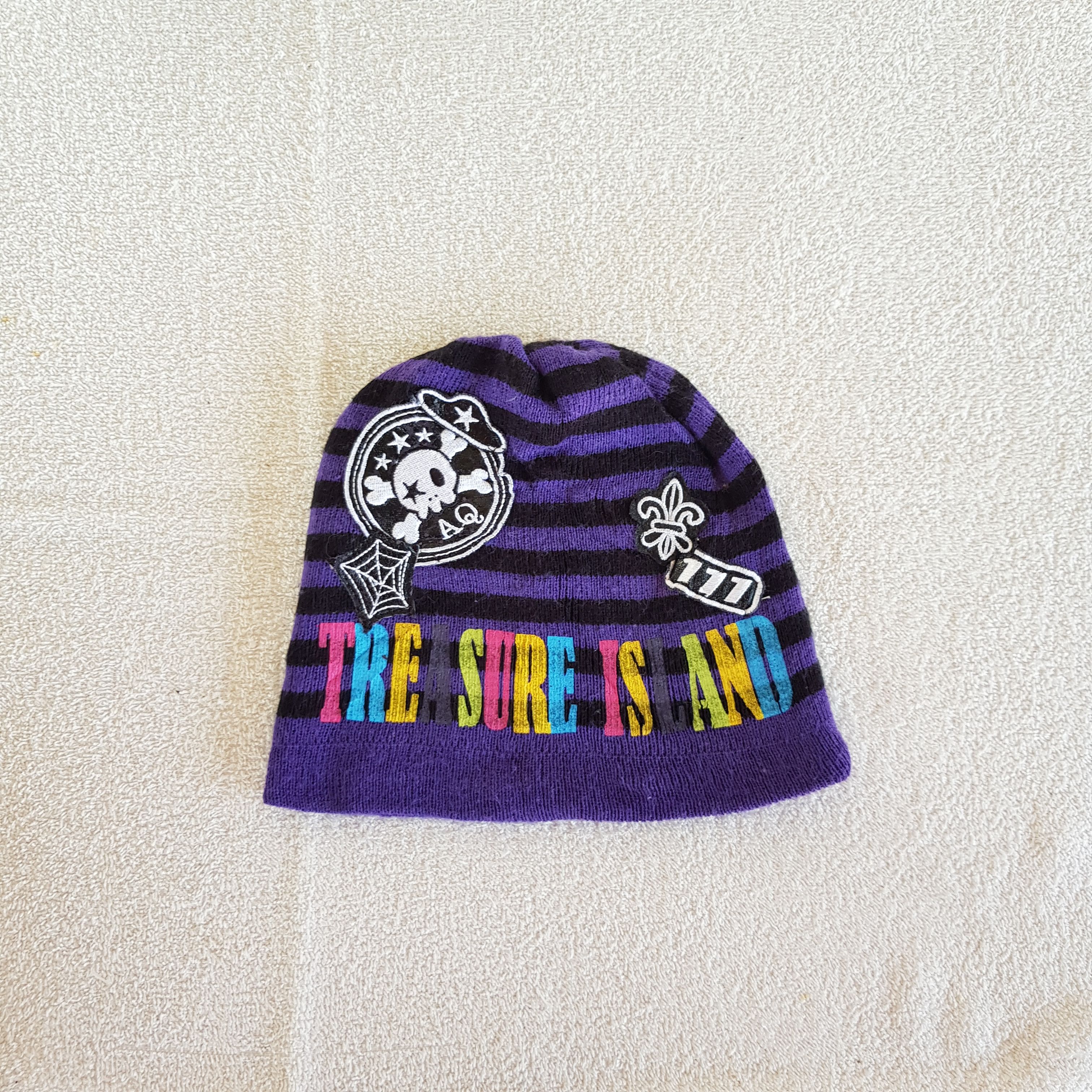 Japanese Brand Vintage Treasure Island Beanie Y2K Skulls Snow Caps Hats Size ONE SIZE - 5 Thumbnail