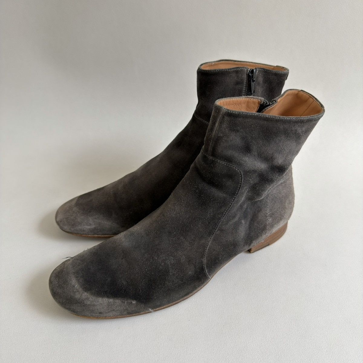 Maison Margiela S/S 08 ‘Deconstructed’ Suede Boots Size US 10 / EU 43 - 18 Thumbnail