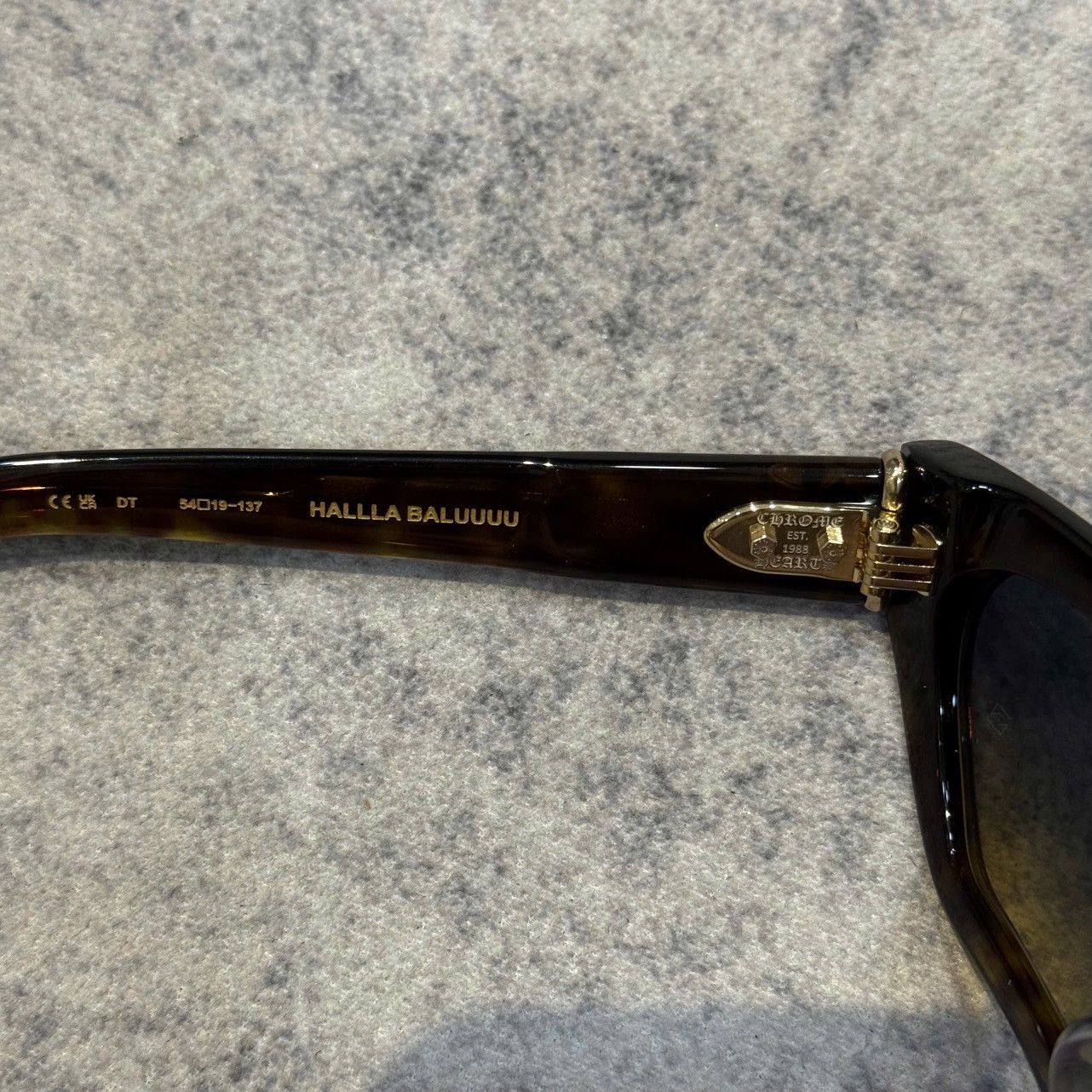 Chrome Hearts CHROME HEARTS HALLLA BALUUUU Dark Tortoise Size ONE SIZE - 4 Thumbnail