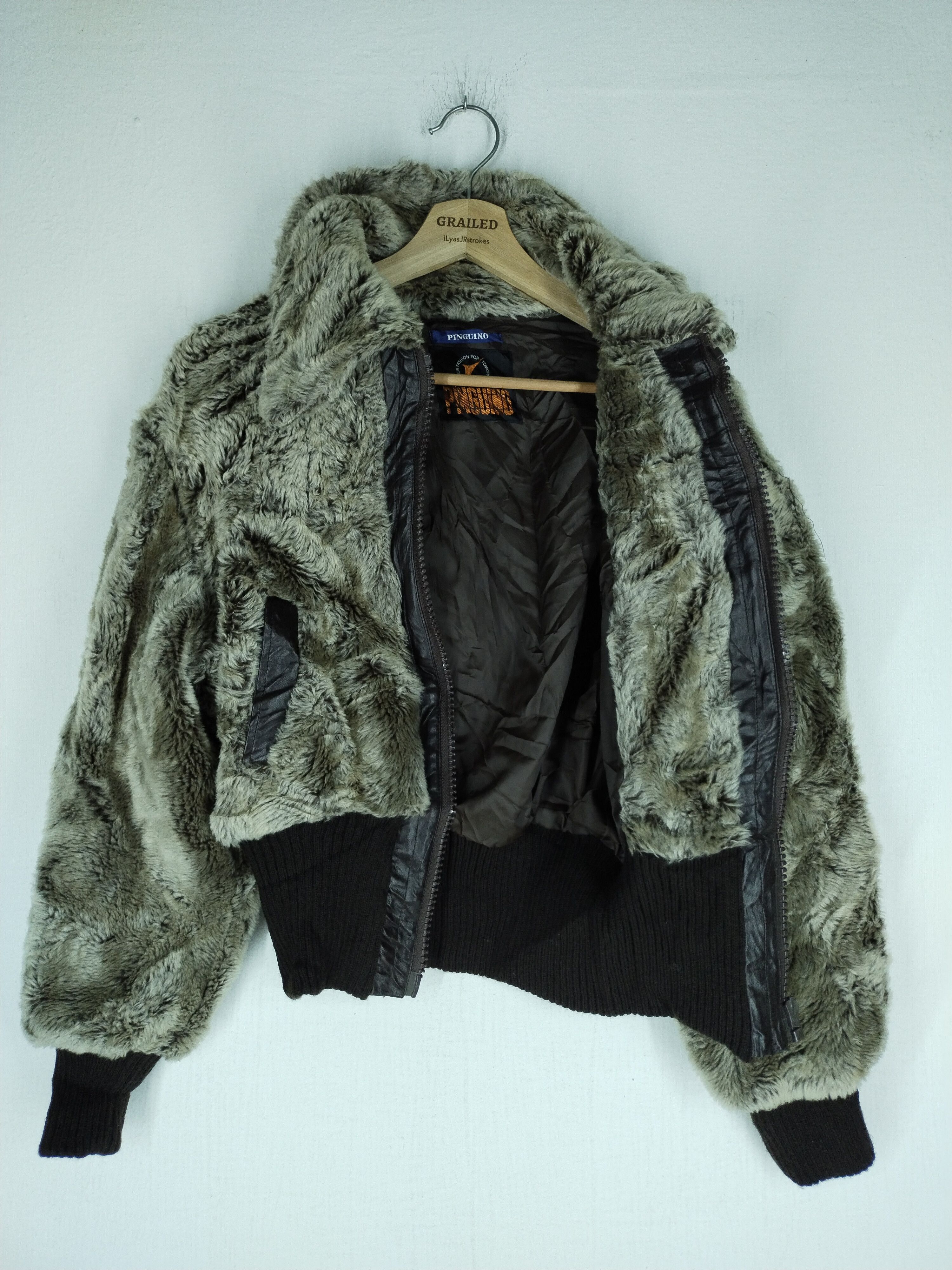 Other 🔥 Vtg Beautiful Faux Fur Coat Pinguino Coat Size M / US 6-8 / IT 42-44 - 7 Thumbnail
