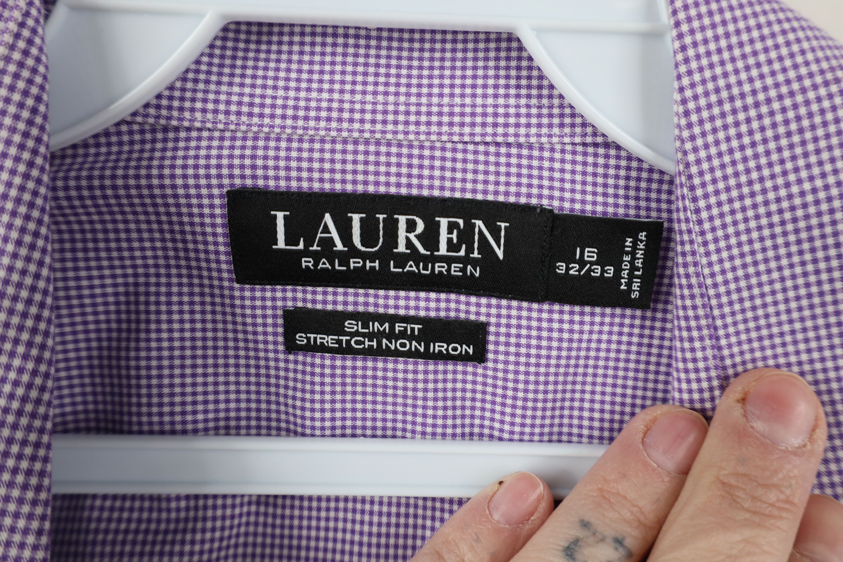 Ralph Lauren Ralph Lauren Black Label Fit Stretch Collared Button Shirt Size US M / EU 48-50 / 2 - 7 Thumbnail