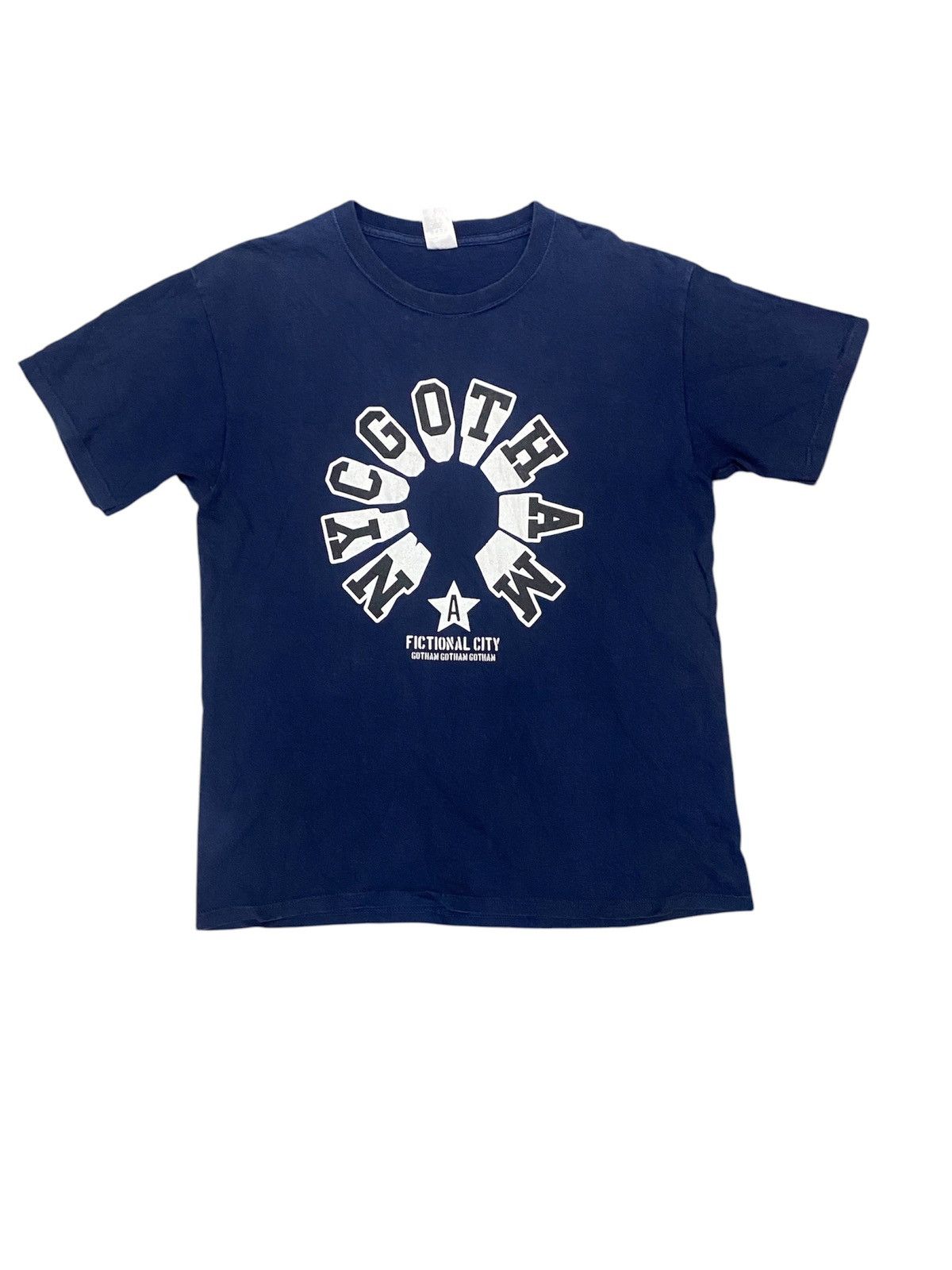 Vtg Gotham City Number Nine tee