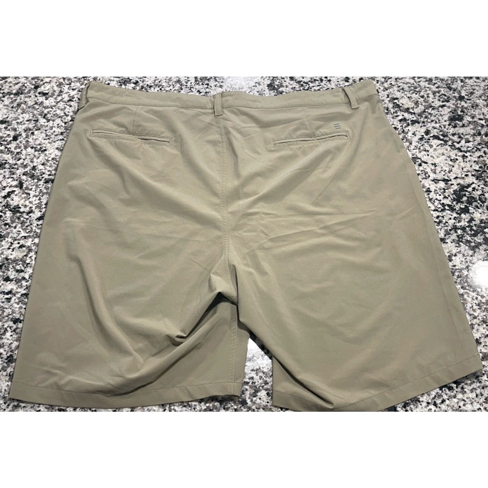 Vintage Free Fly Shorts Mens 42 Khaki Hybrid II Performance 9" Stretch Chinos Size US 42 / EU 58 - 5 Thumbnail
