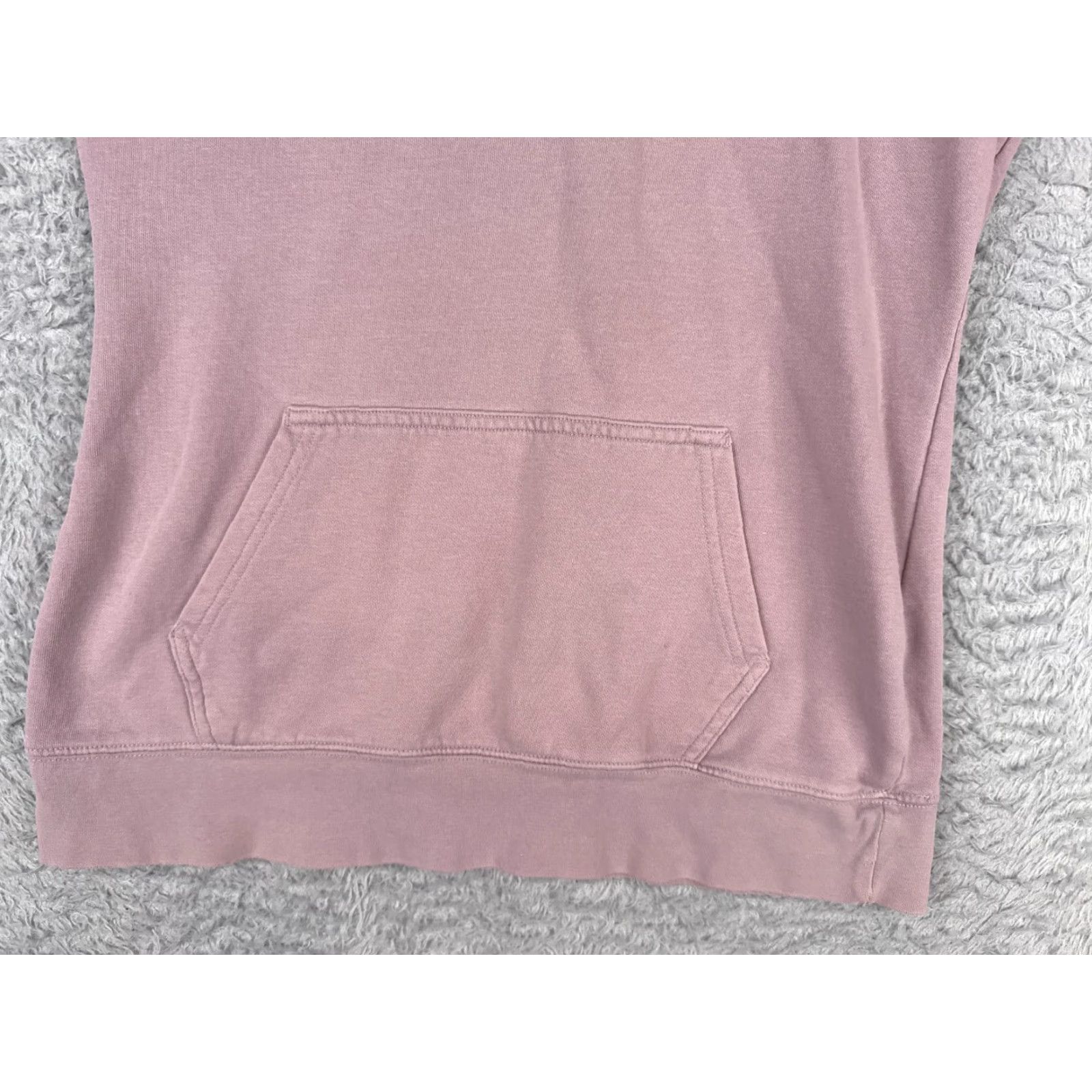 The North Face The North Face Hoodie Womens Small Pink White Pullover Cotton Blend Sweatshirt Crew Neck Regular Fit Logo Pockets Size S / US 4 / IT 40 - 5 Thumbnail