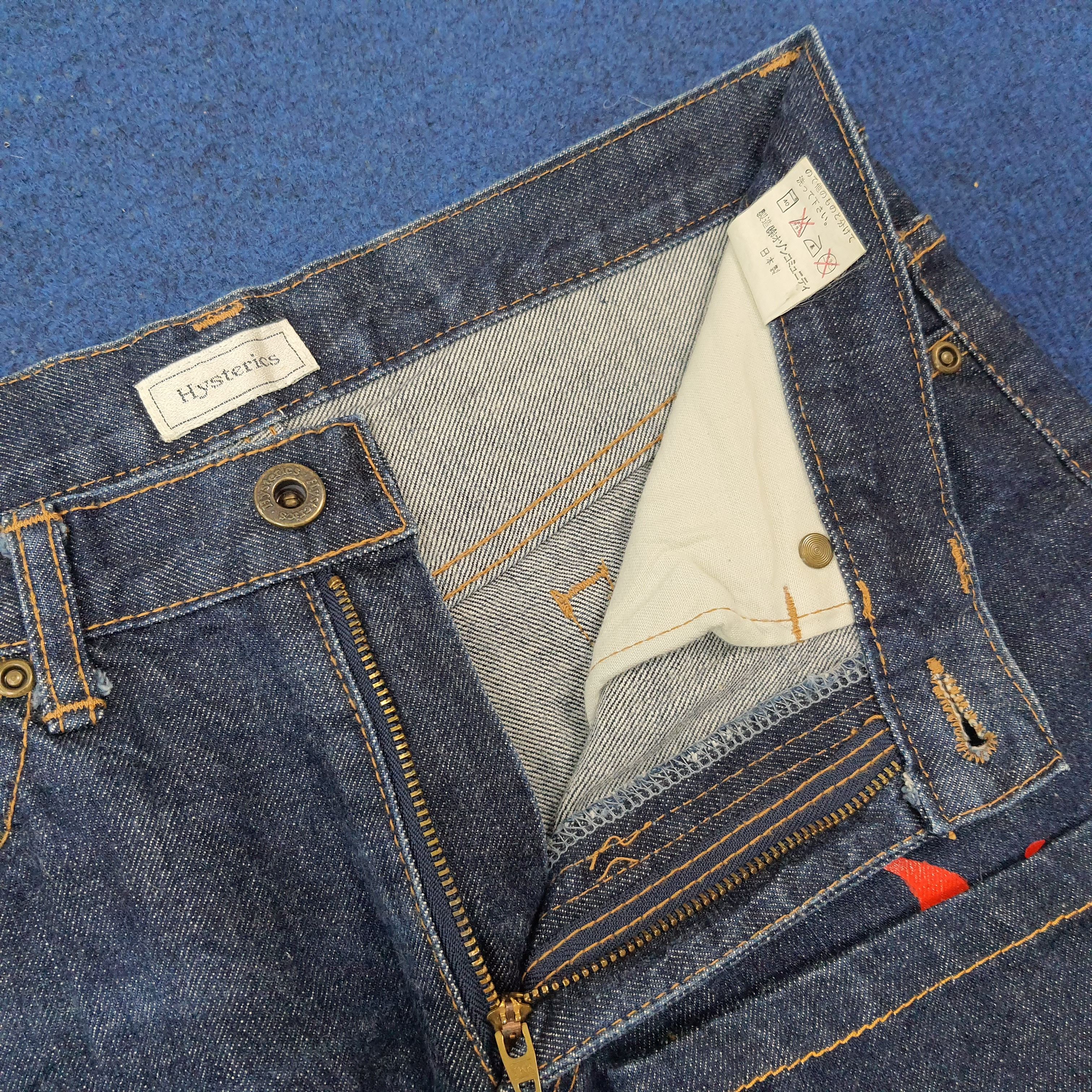 Hysteric Glamour Vintage Hysterics Raiders Japan Custom Logo Jeans C272N3 Size US 30 / EU 46 - 8 Thumbnail