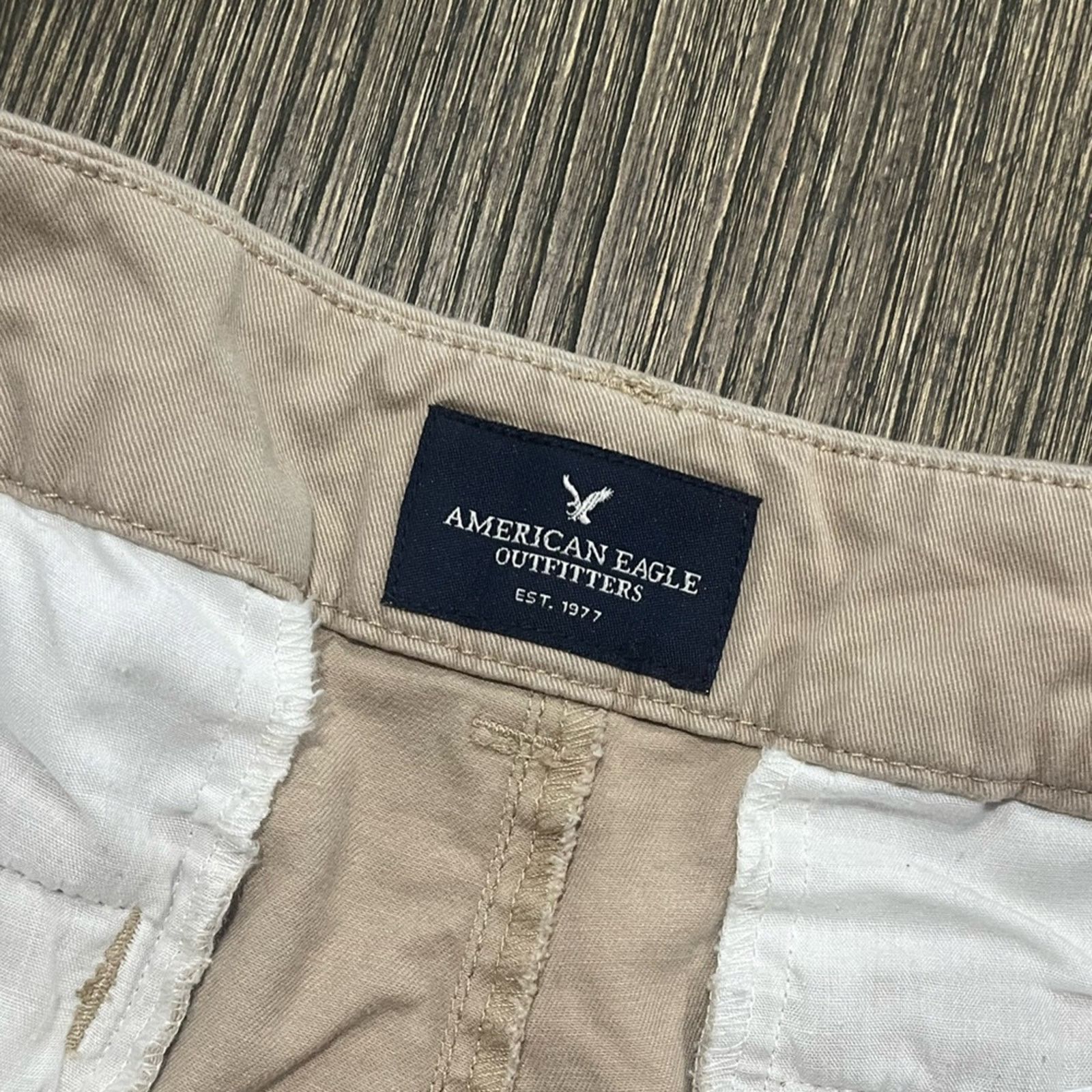 American Eagle Outfitters American Eagle Midi Shorts Mid-Rise Super Stretch Cotton Size 28" / US 6 / IT 42 - 4 Thumbnail