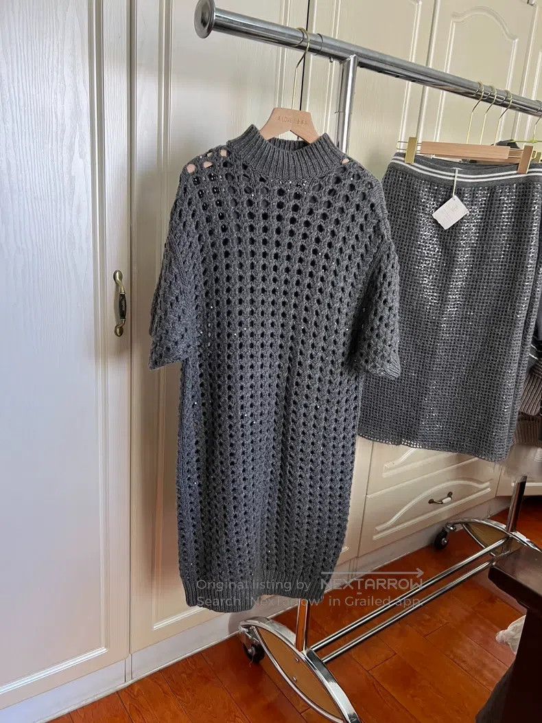 Brunello Cucinelli Brunello Cucinelli Two-Piece Dress Size XS / US 0-2 / IT 36-38 - 2 Thumbnail