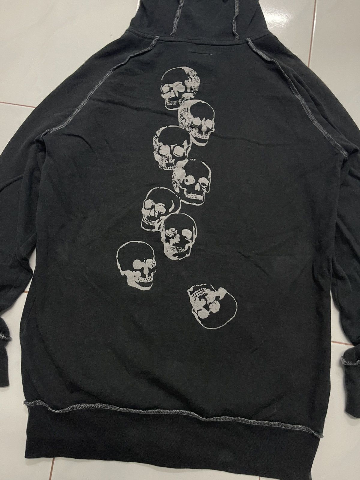 If Six Was Nine 2000s SKULL OF FREEDOM ZIPPER HOODIE JACKET SKULL DESIGN Size US M / EU 48-50 / 2 - 4 Thumbnail