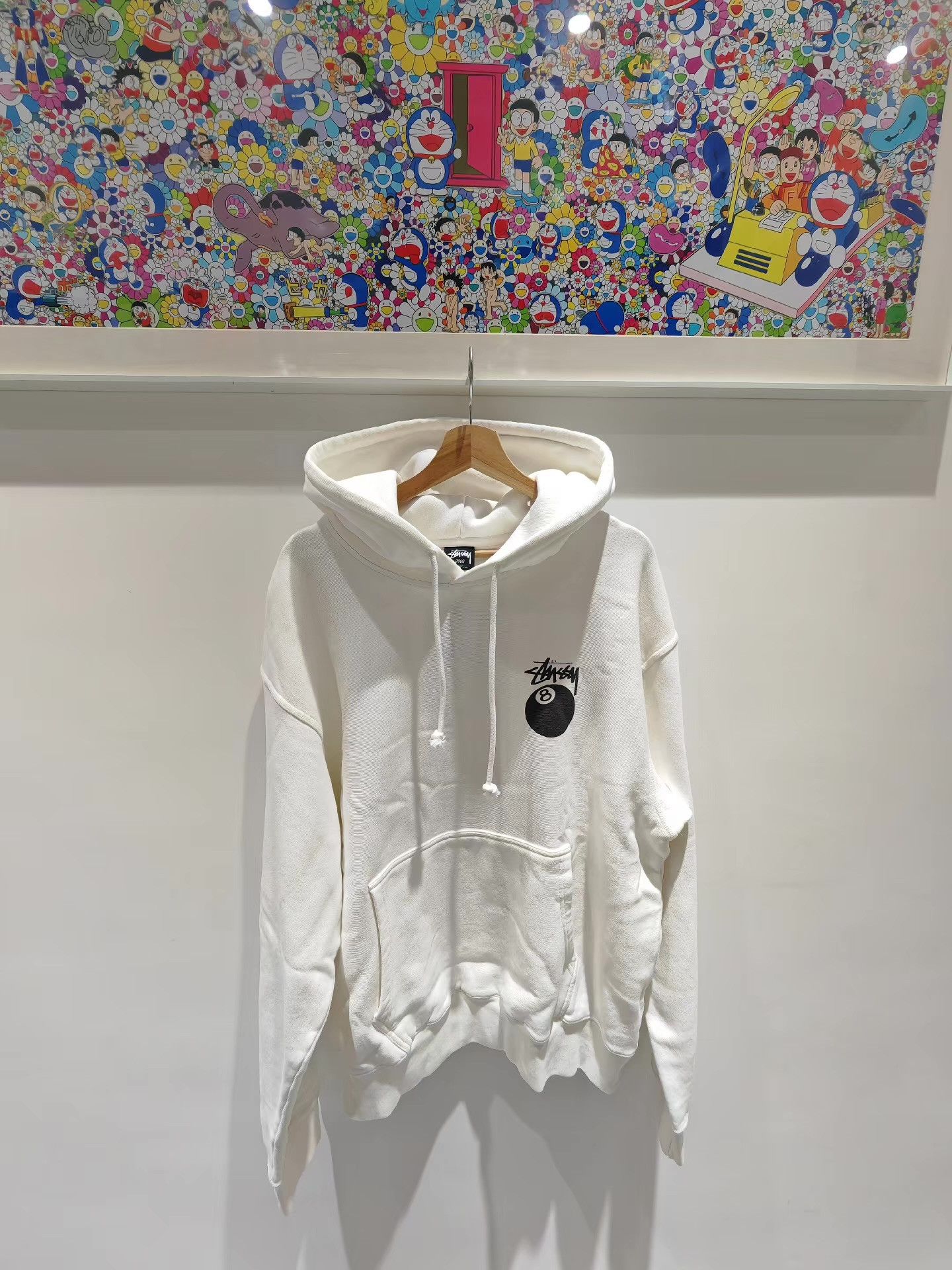Stussy Stussy 24SS New 8-Ball Print Hoodie Q15 Size US L / EU 52-54 / 3 - 1 Thumbnail