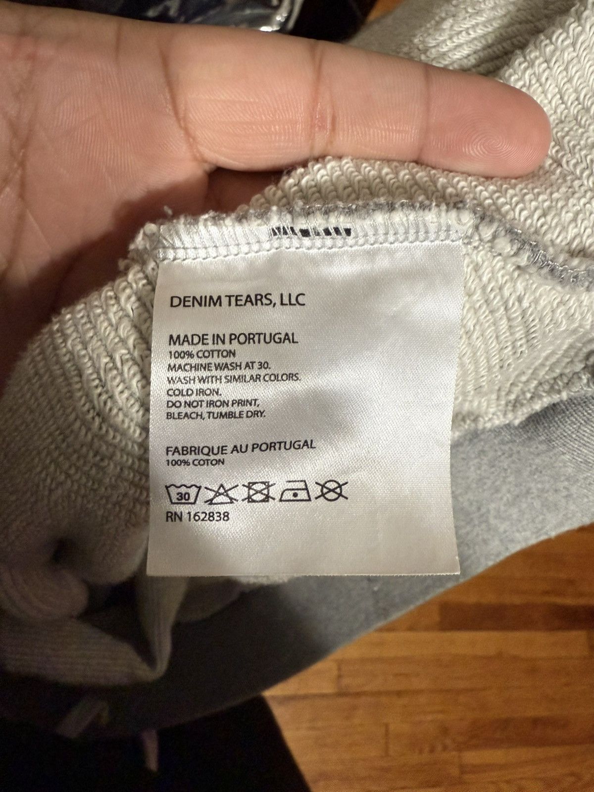 DENIM TEARS Denim Tears Hoodie Size Large Size US L / EU 52-54 / 3 - 9 Thumbnail