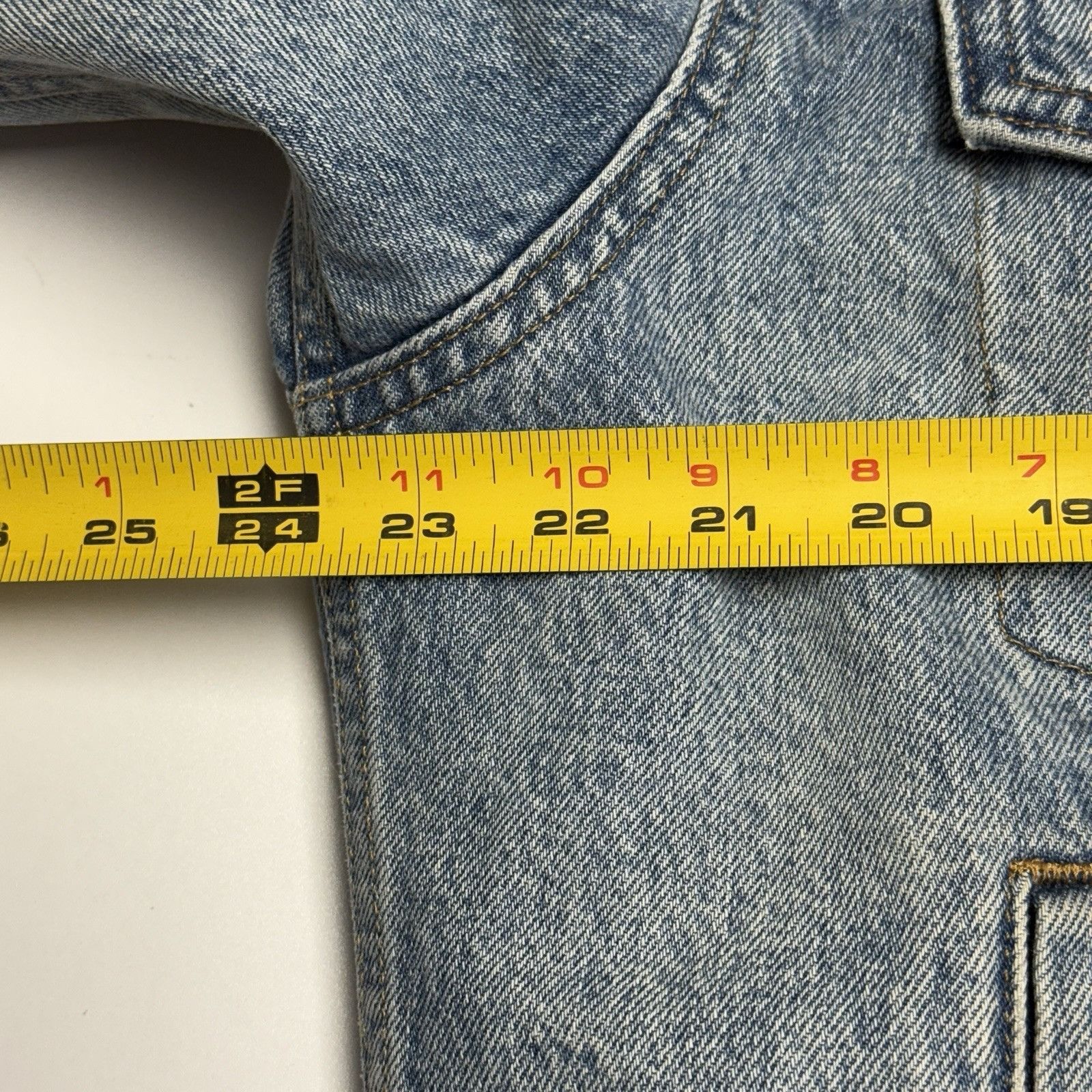 Levi's Levis Vegan Faux Fur Lined Denim Trucker Jacket Size Small Size S / US 4 / IT 40 - 15 Thumbnail