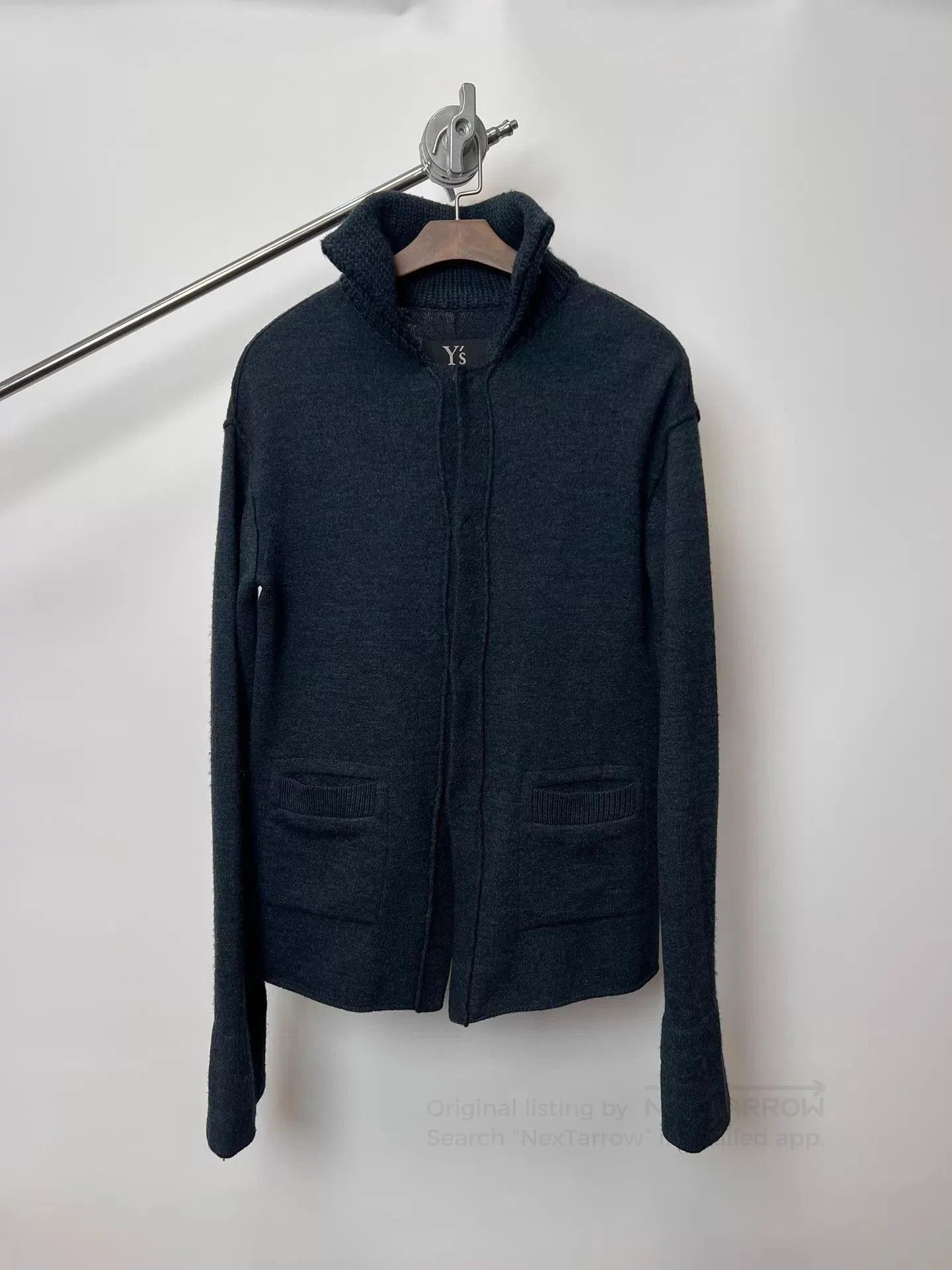 Yohji Yamamoto Multi Color Zip-Front Knit Sweater. Size US L / EU 52-54 / 3 - 1 Thumbnail