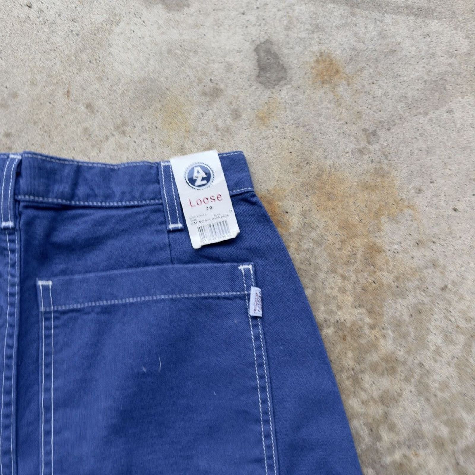 Vintage Vintage Arizona Baggy Blue Canvas Cotton Shorts Size US 28 / EU 44 - 10 Thumbnail