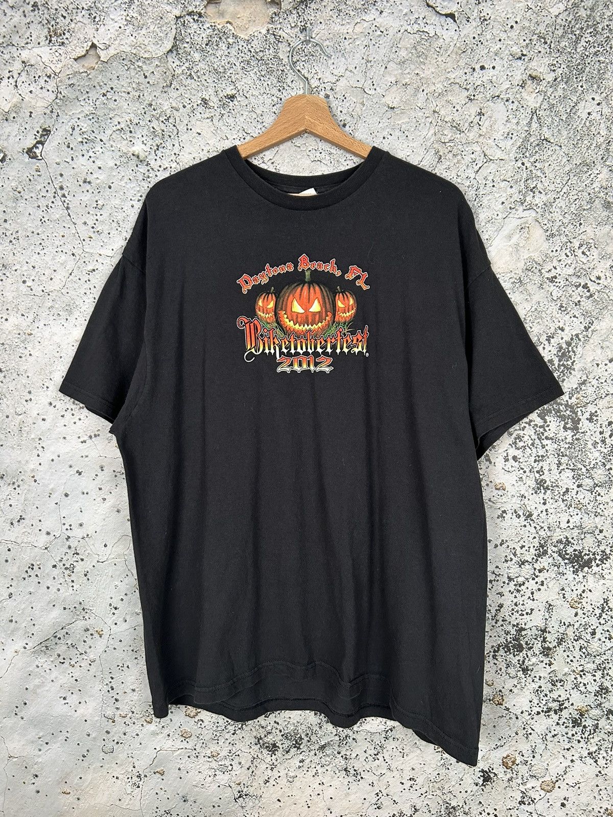 Vintage Vintage Biktoberfest Daytona Beach Harley Pumpkin Horror Tee Size US XXL / EU 58 / 5 - 3 Thumbnail