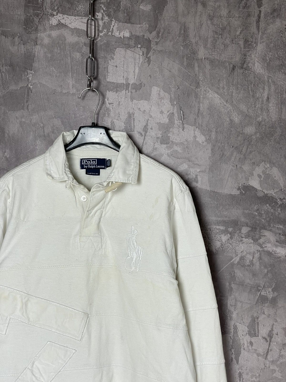 Polo Ralph Lauren × Rugby Ralph Lauren Vintage Rugby Long Sleeve Polo Ralph Lauren PRL #7 Big Logo Size US M / EU 48-50 / 2 - 4 Thumbnail