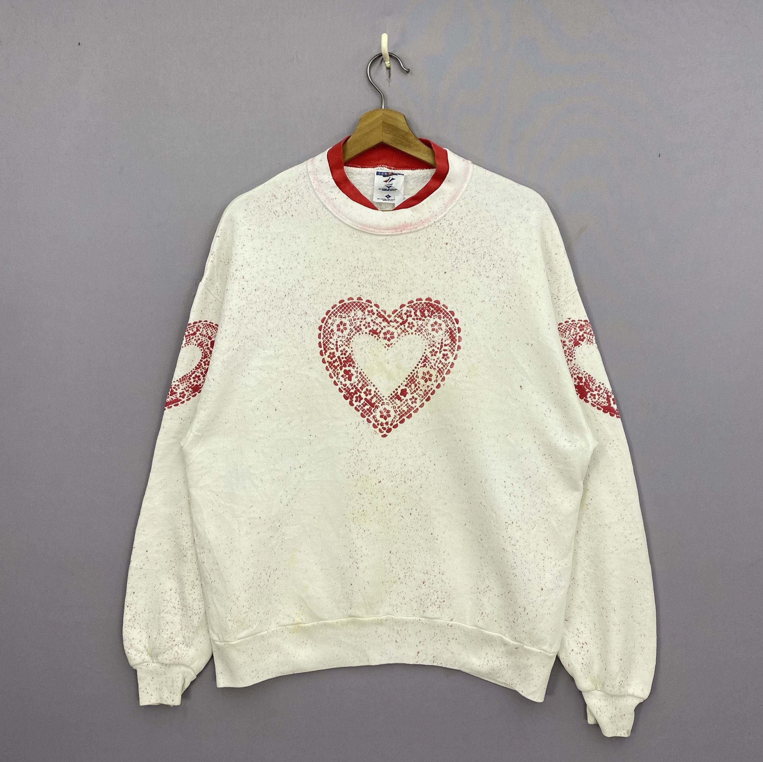 Other Vintage 90s Love Sweater Sweatshirt Jumper Size US M / EU 48-50 / 2 - 1 Thumbnail
