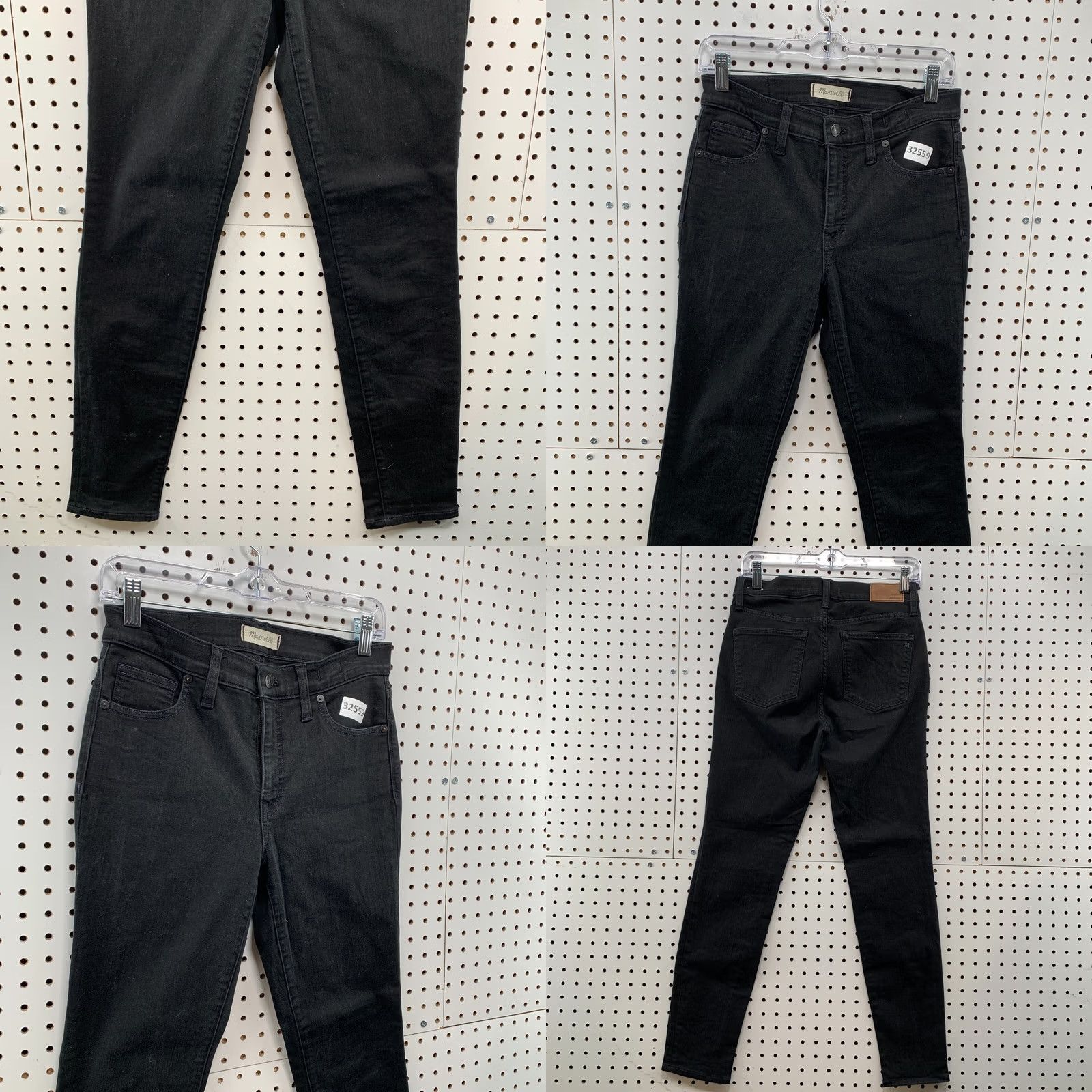 Madewell Madewell Black Denim Jeans Womens Size 28 High Rise Skinny Fit 29x28 Jeans Size 28" / US 6 / IT 42 - 8 Thumbnail
