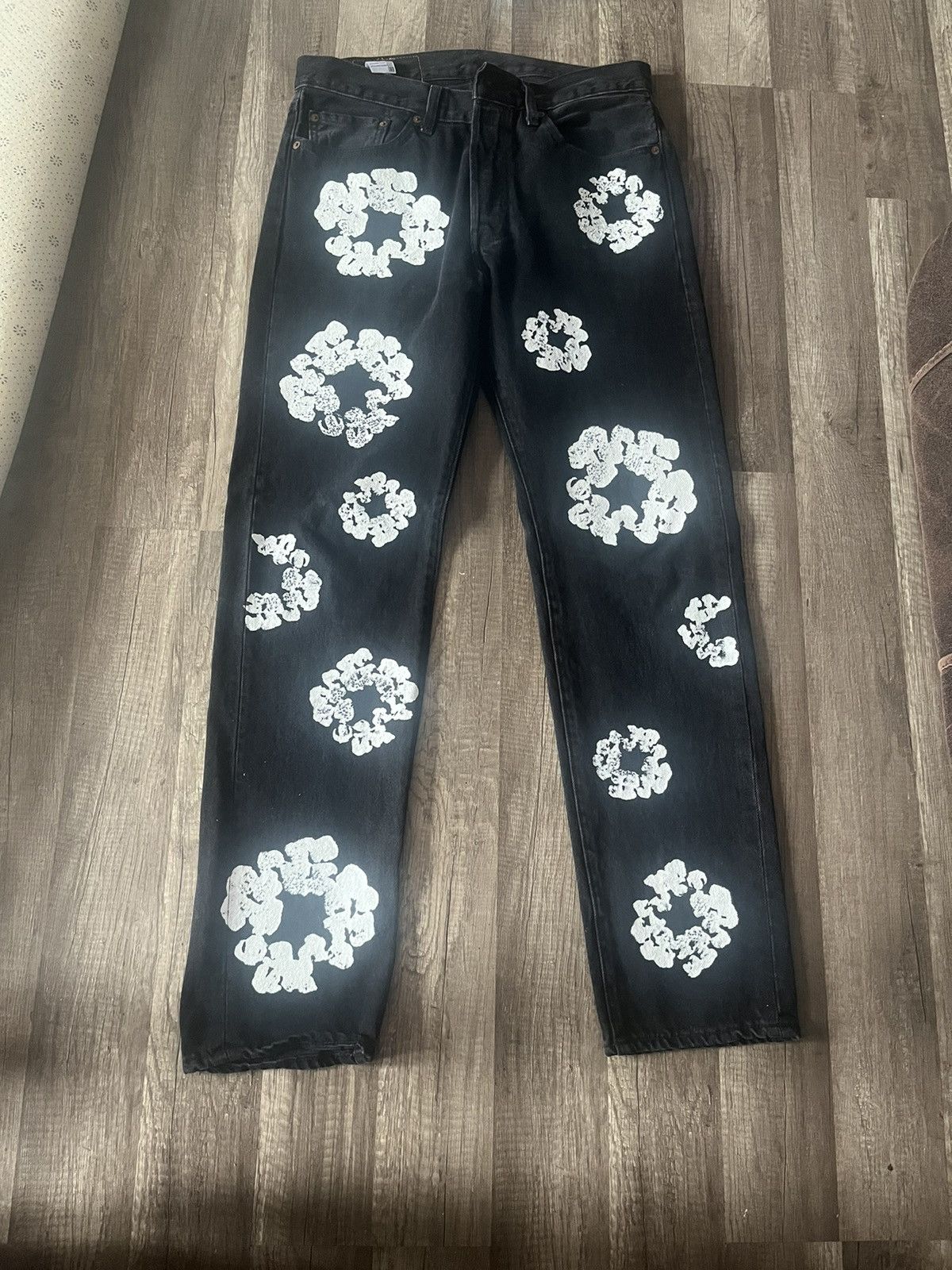Denim Tears Black Cotton Wreath
