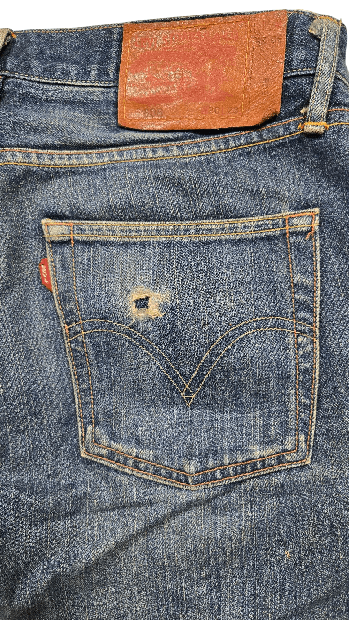 Levi's Vintage Clothing Vintage Levis 608 Pencil Fit Denim Crop Size US 32 / EU 48 - 2 Thumbnail