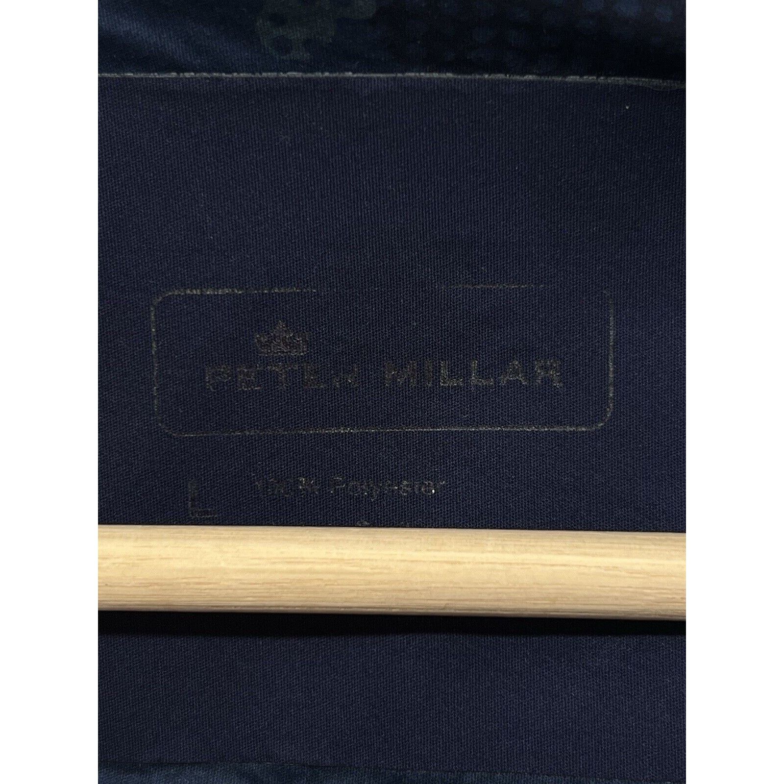 Peter Millar Peter Millar Waterproof Jacket Blue Camo Full Zip Size L Size US L / EU 52-54 / 3 - 3 Thumbnail