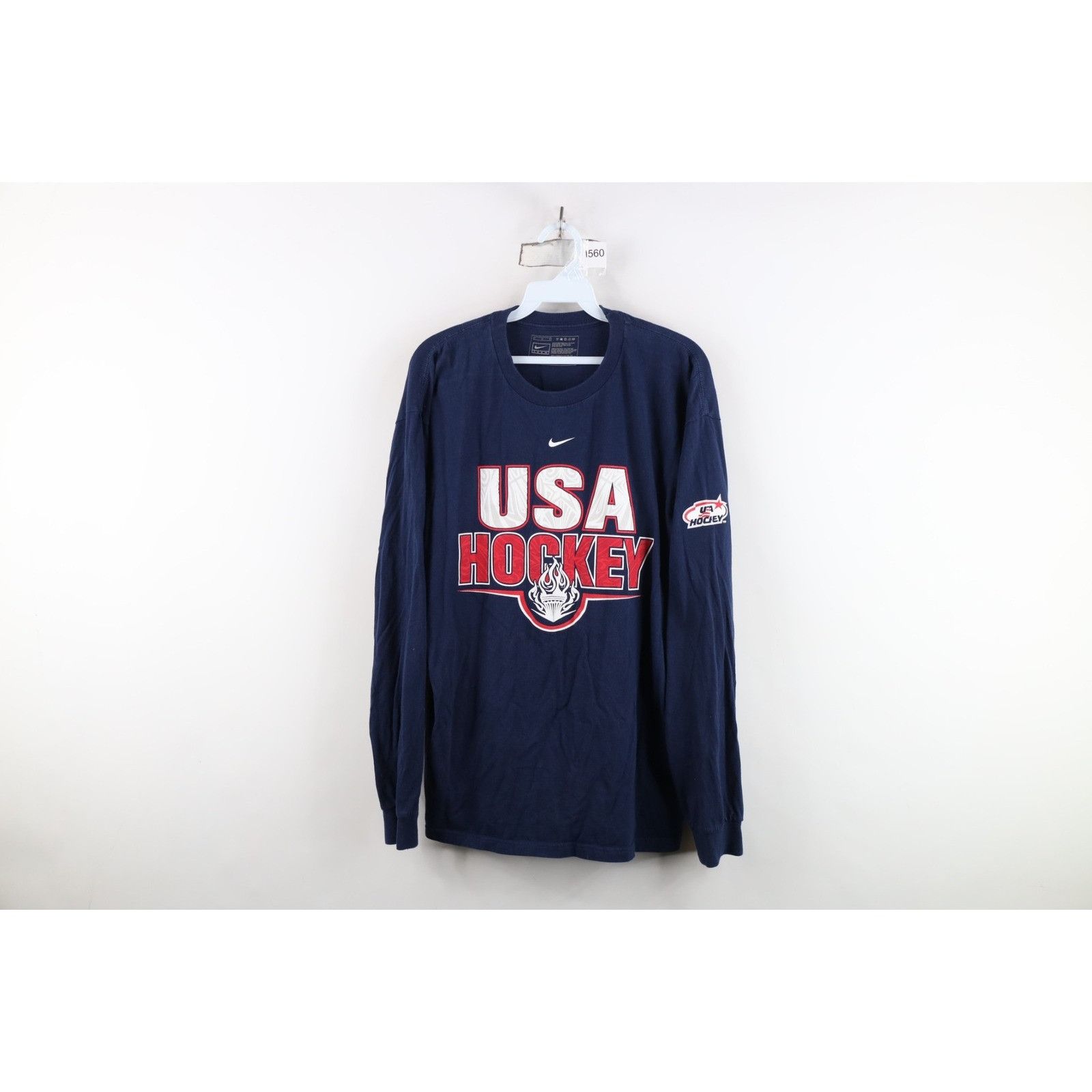 Nike Vintage Y2K Nike Team USA Hockey Olympics T-Shirt Size US L / EU 52-54 / 3 - 1 Thumbnail